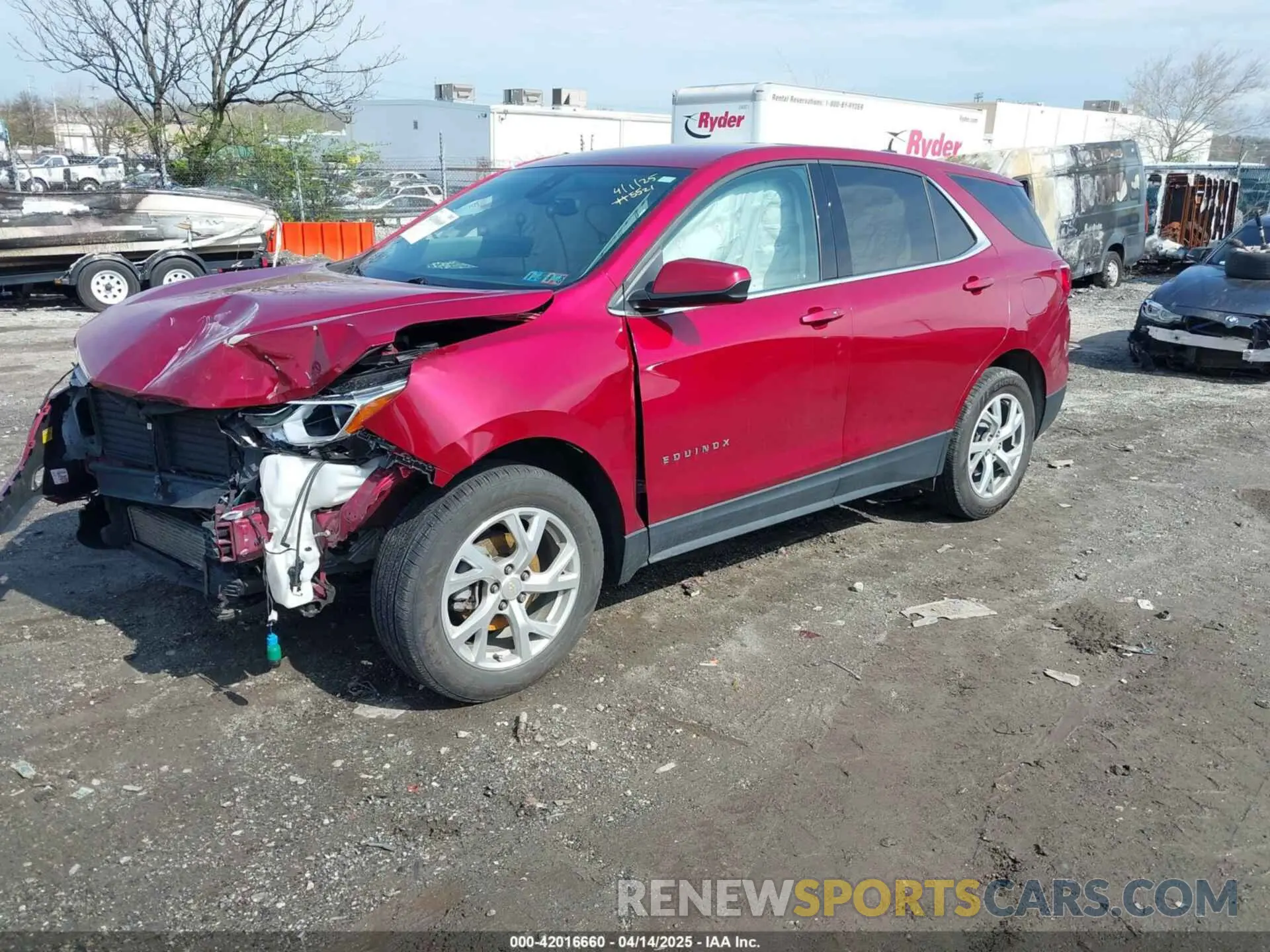 2 Photograph of a damaged car 2GNAXUEV9L6248987 CHEVROLET EQUINOX 2020