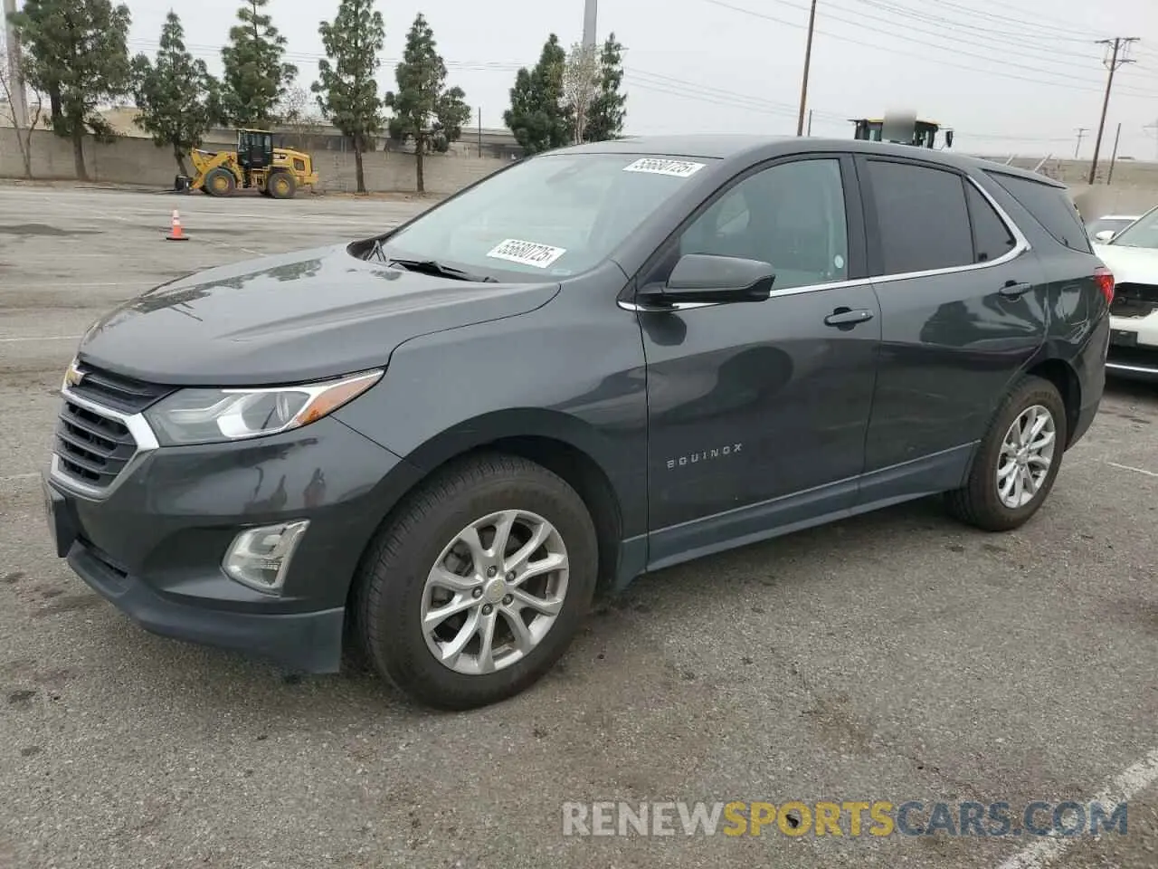 1 Photograph of a damaged car 2GNAXUEVXL6111749 CHEVROLET EQUINOX 2020