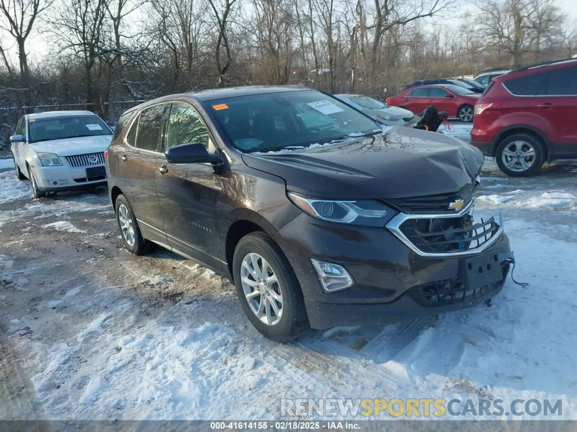 1 Photograph of a damaged car 2GNAXUEVXL6130222 CHEVROLET EQUINOX 2020