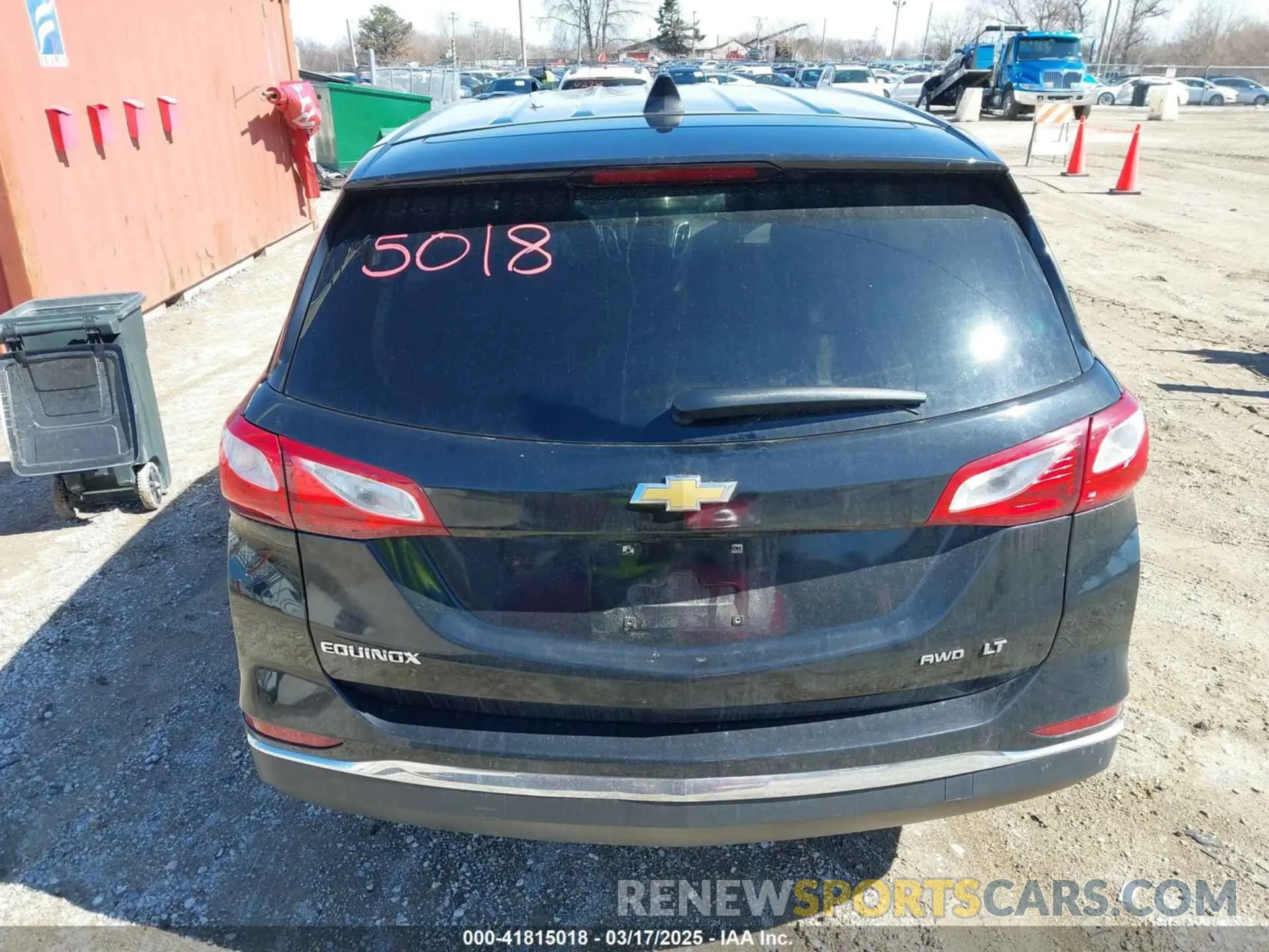 15 Photograph of a damaged car 2GNAXUEVXL6218459 CHEVROLET EQUINOX 2020