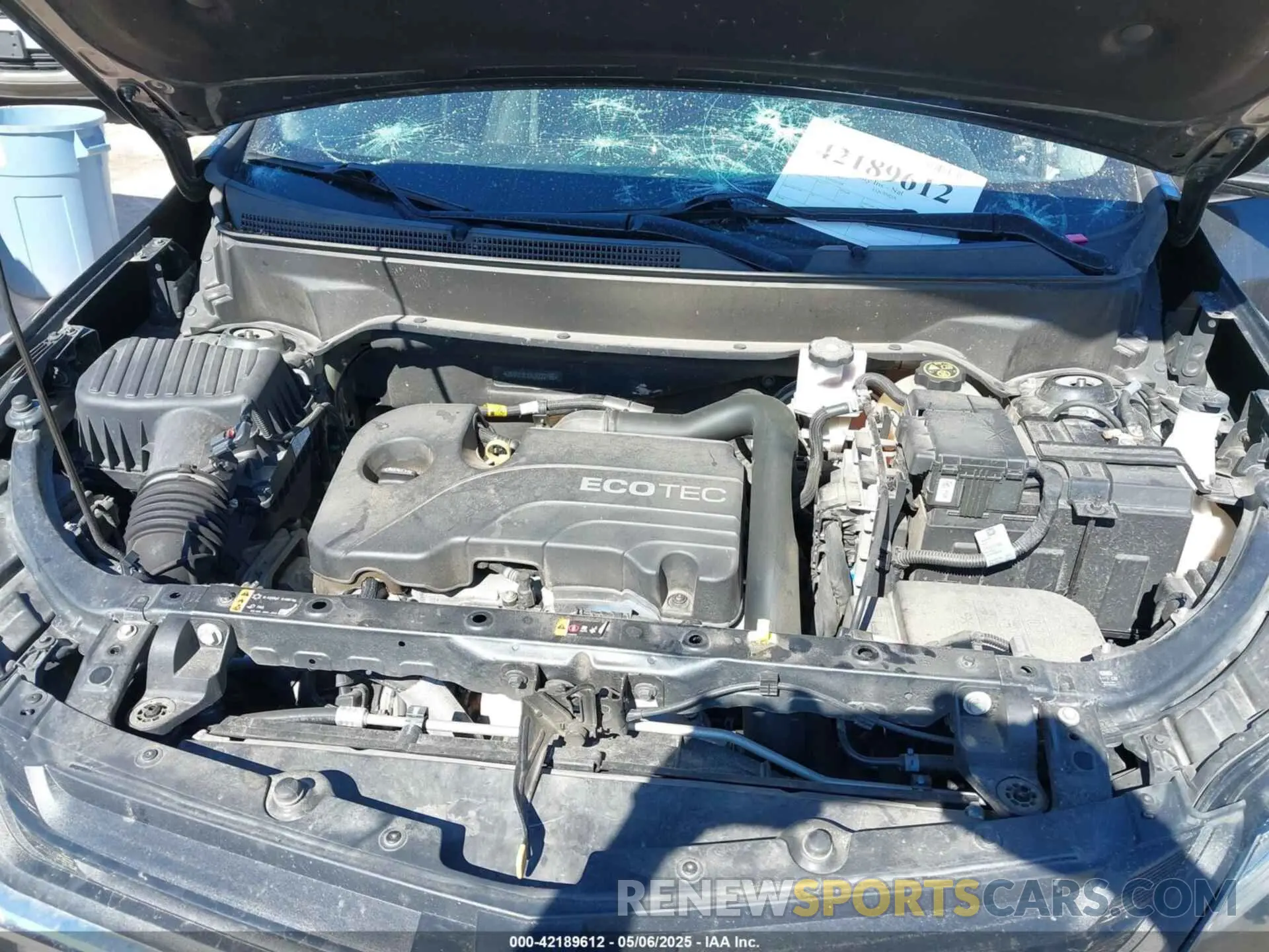 10 Photograph of a damaged car 2GNAXUEVXL6222768 CHEVROLET EQUINOX 2020