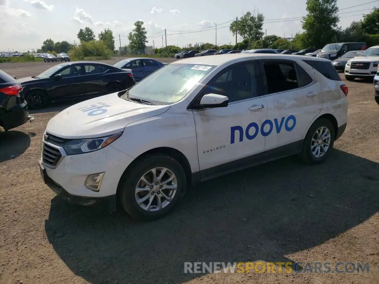 1 Photograph of a damaged car 2GNAXUEVXL6240722 CHEVROLET EQUINOX 2020
