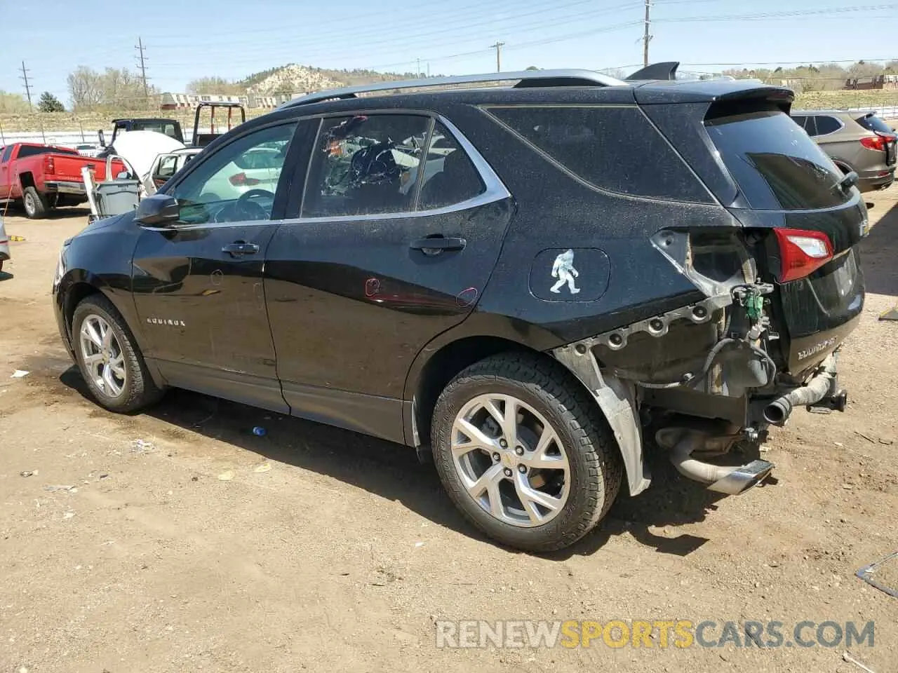 2 Photograph of a damaged car 2GNAXVEX3L6257837 CHEVROLET EQUINOX 2020