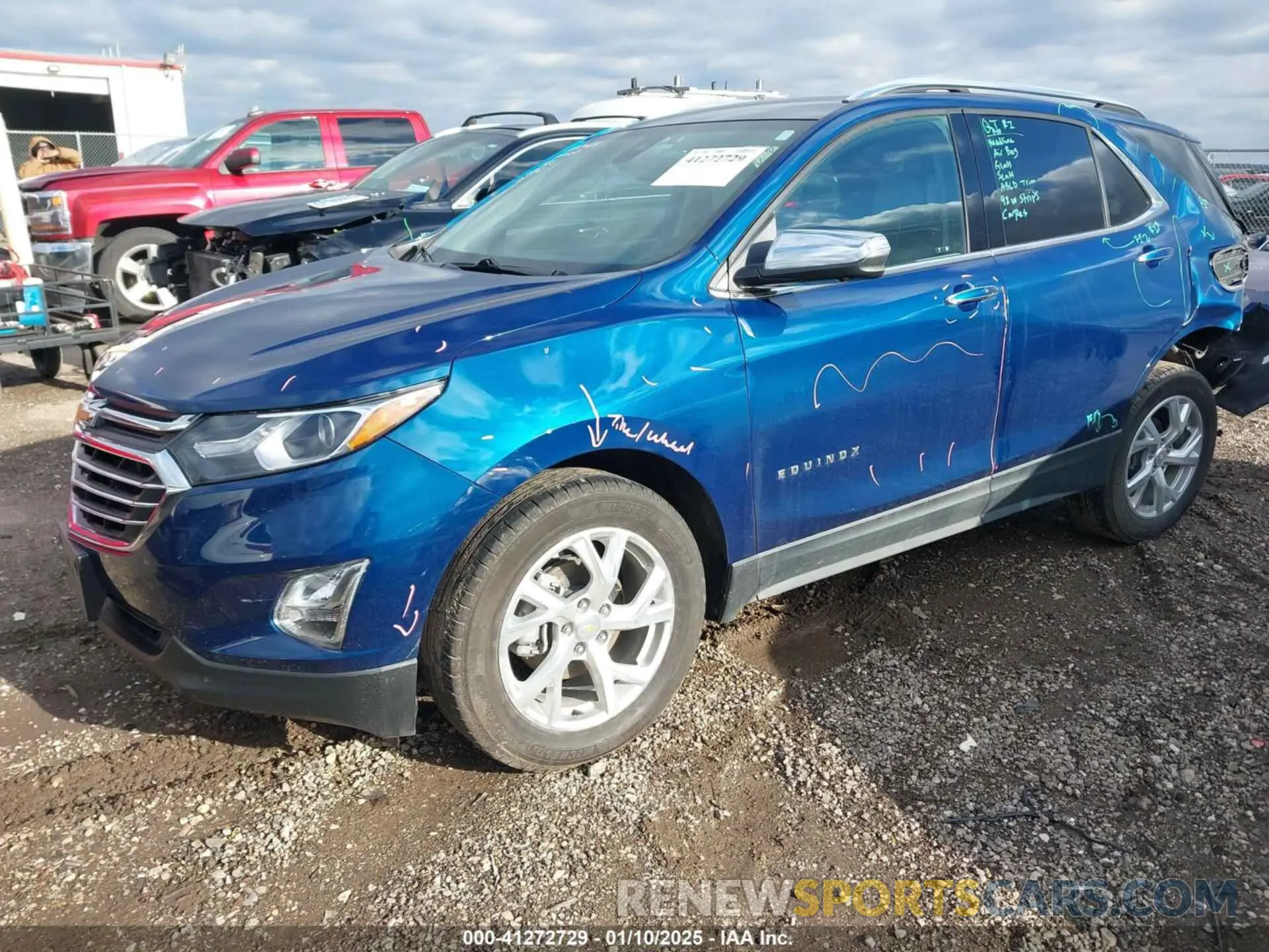 2 Photograph of a damaged car 2GNAXXEV2L6283050 CHEVROLET EQUINOX 2020