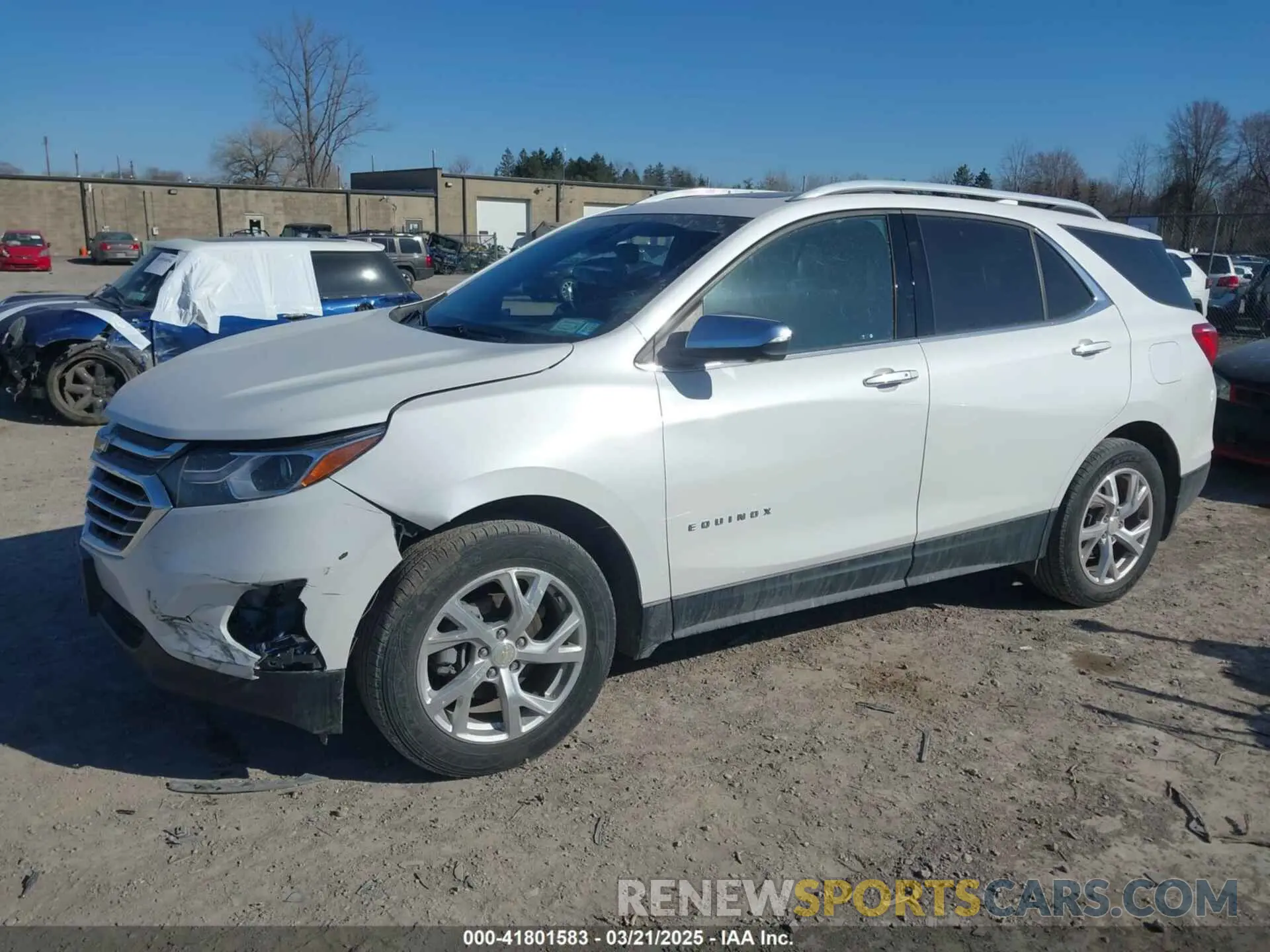 2 Photograph of a damaged car 2GNAXXEV9L6192518 CHEVROLET EQUINOX 2020