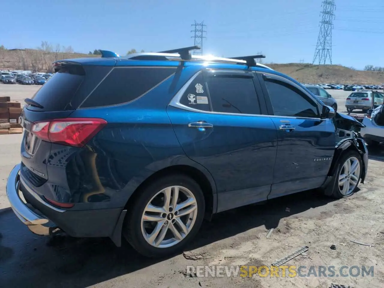 3 Photograph of a damaged car 2GNAXYEX5L6275953 CHEVROLET EQUINOX 2020