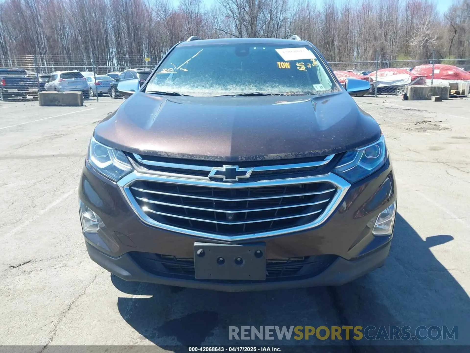 13 Photograph of a damaged car 2GNAXYEX8L6249752 CHEVROLET EQUINOX 2020