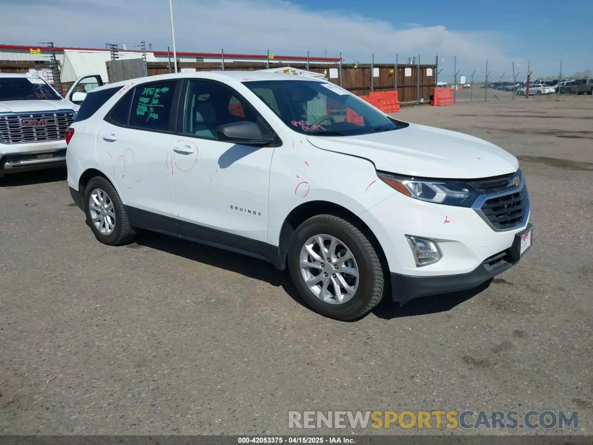 1 Photograph of a damaged car 3GNAX5EV8LS729773 CHEVROLET EQUINOX 2020