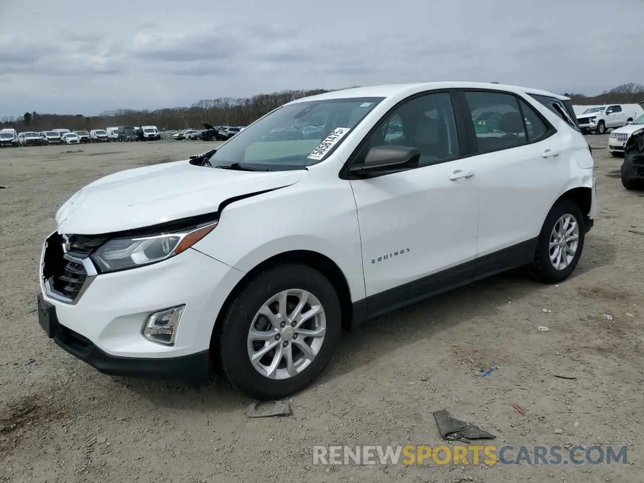 1 Photograph of a damaged car 3GNAXHEV0LS503034 CHEVROLET EQUINOX 2020