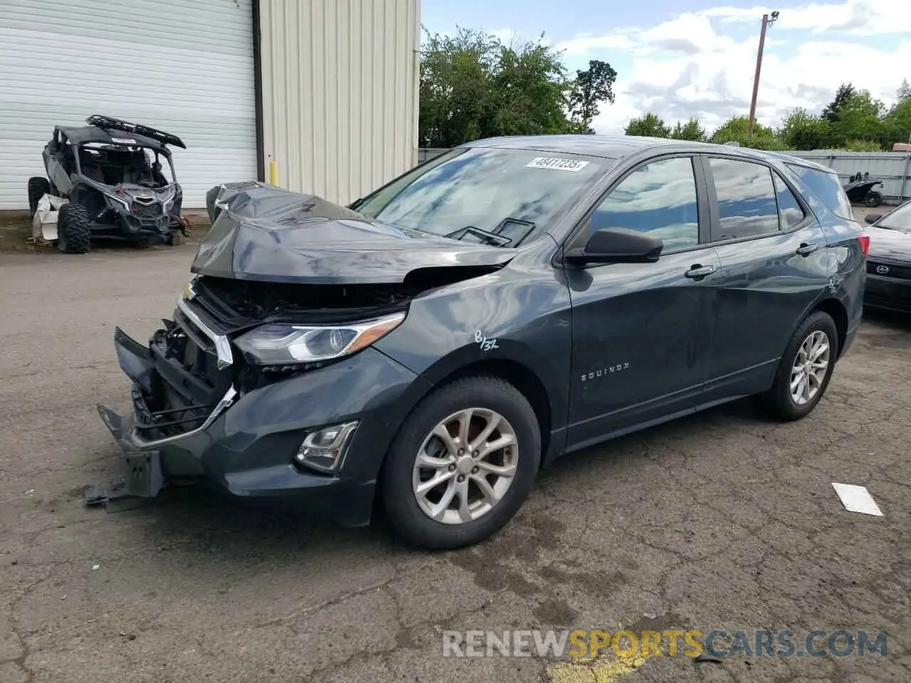 1 Photograph of a damaged car 3GNAXHEV0LS560673 CHEVROLET EQUINOX 2020