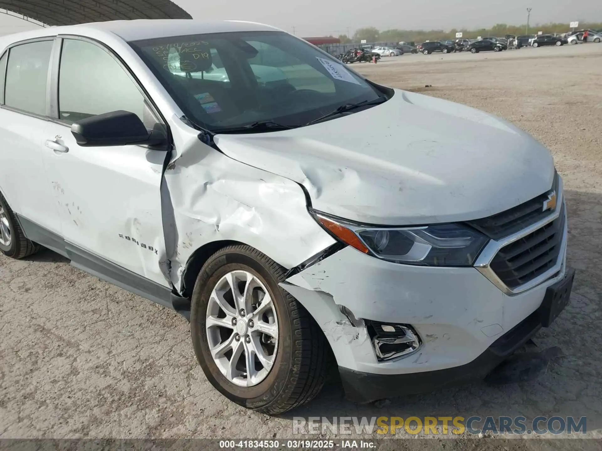 6 Photograph of a damaged car 3GNAXHEV0LS591907 CHEVROLET EQUINOX 2020