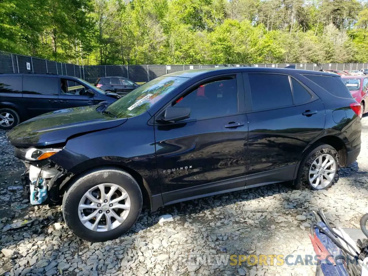 1 Photograph of a damaged car 3GNAXHEV0LS666170 CHEVROLET EQUINOX 2020