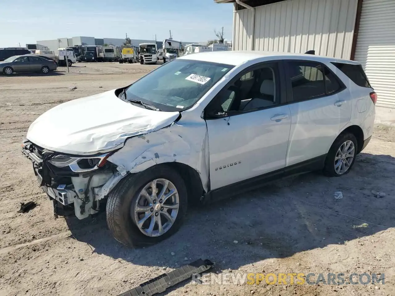 1 Photograph of a damaged car 3GNAXHEV0LS702746 CHEVROLET EQUINOX 2020