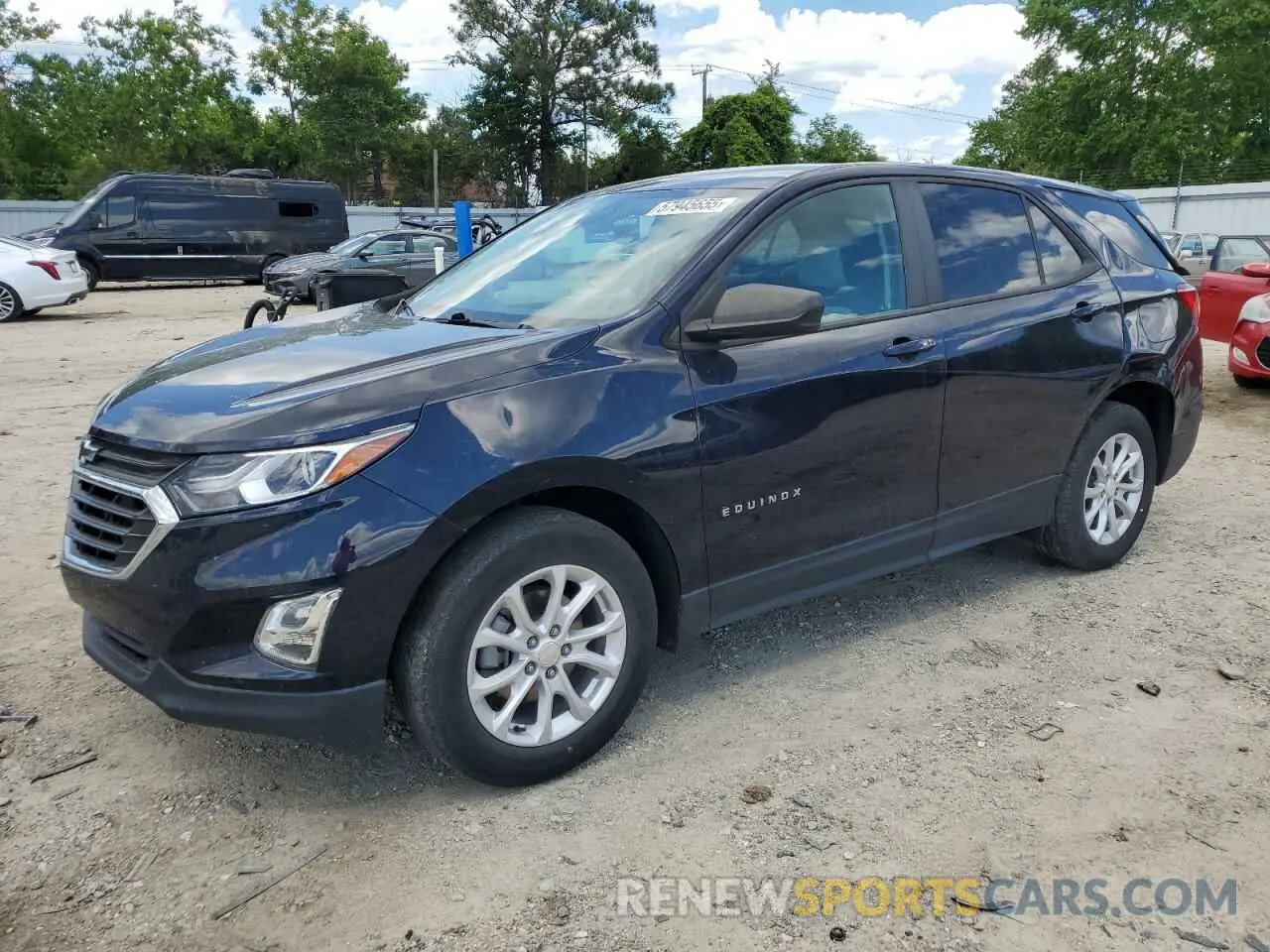 1 Photograph of a damaged car 3GNAXHEV0LS702908 CHEVROLET EQUINOX 2020