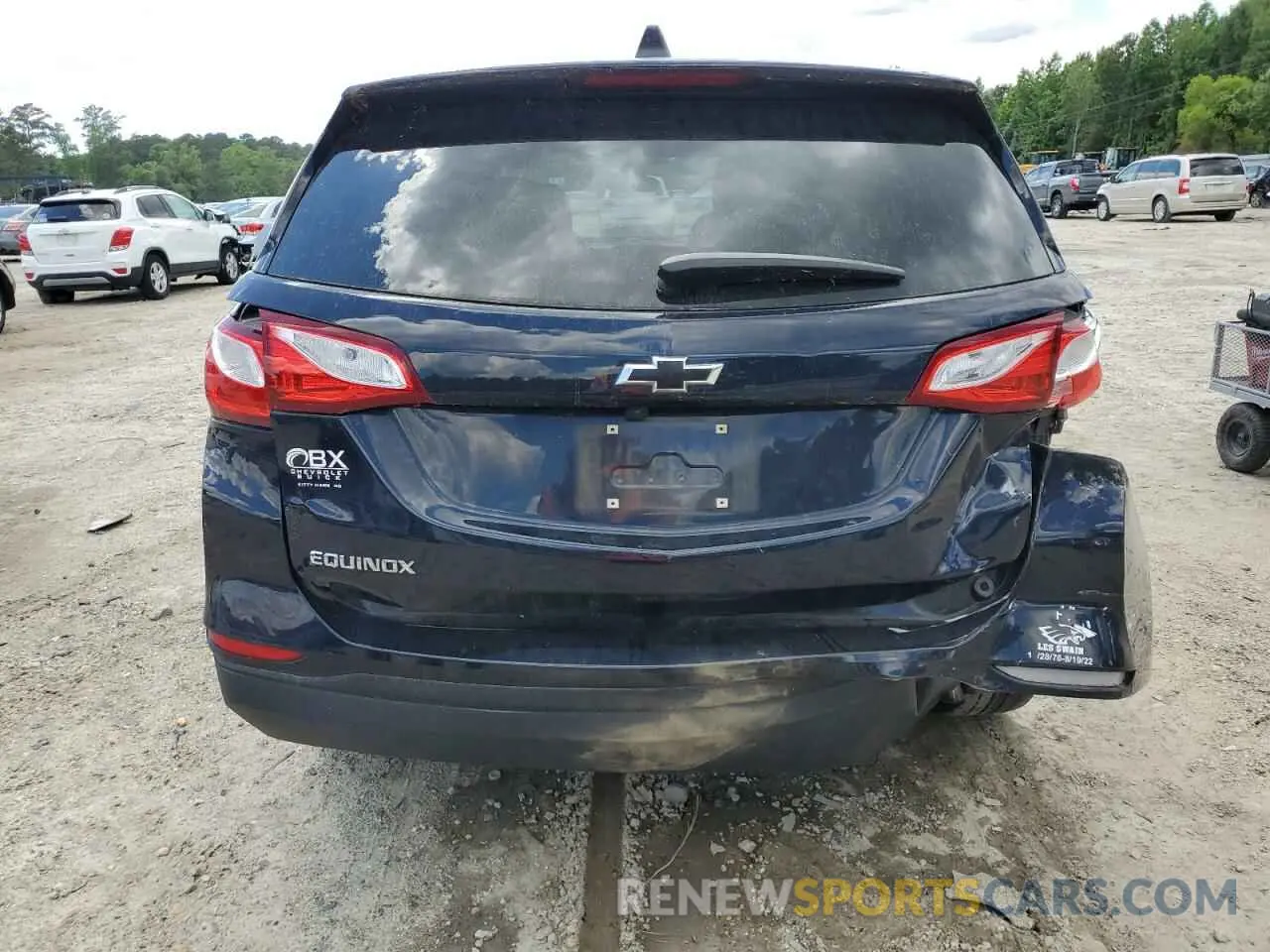 6 Photograph of a damaged car 3GNAXHEV0LS702908 CHEVROLET EQUINOX 2020