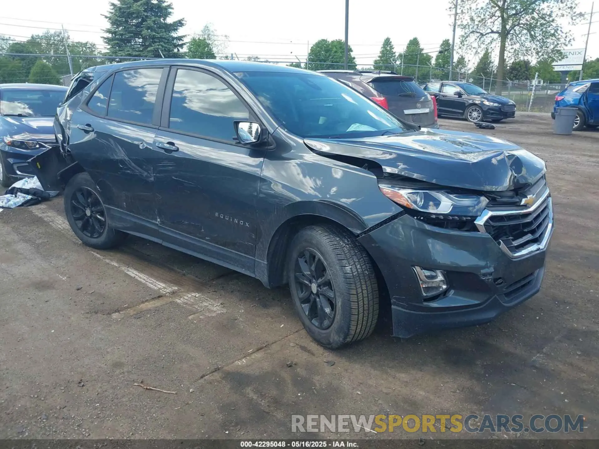 1 Photograph of a damaged car 3GNAXHEV1LS553151 CHEVROLET EQUINOX 2020