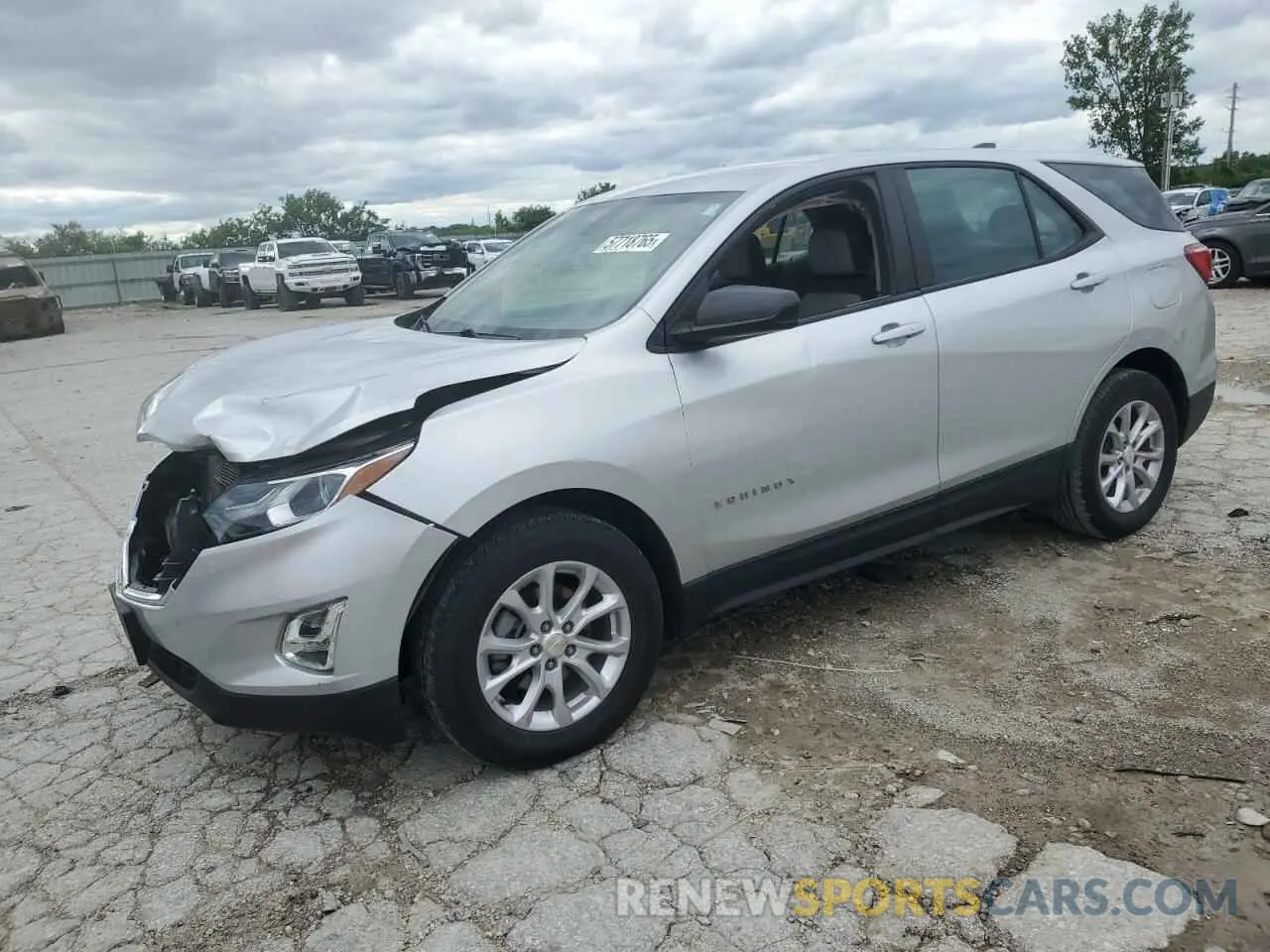 1 Photograph of a damaged car 3GNAXHEV1LS564490 CHEVROLET EQUINOX 2020
