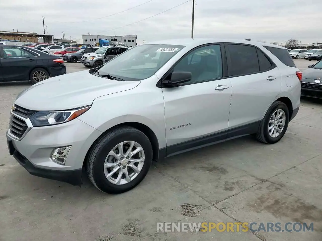 1 Photograph of a damaged car 3GNAXHEV1LS737005 CHEVROLET EQUINOX 2020