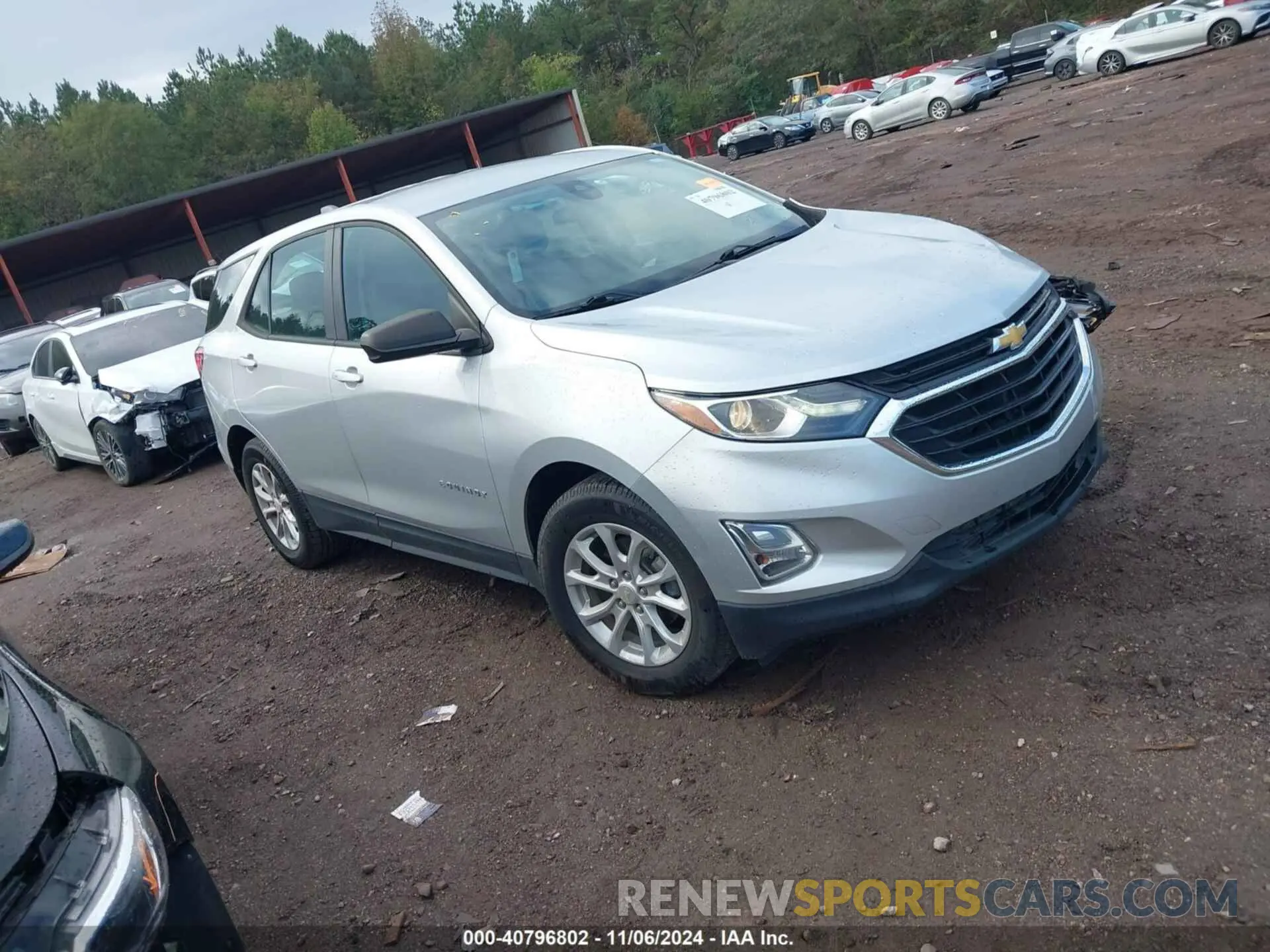 1 Photograph of a damaged car 3GNAXHEV2LS538092 CHEVROLET EQUINOX 2020