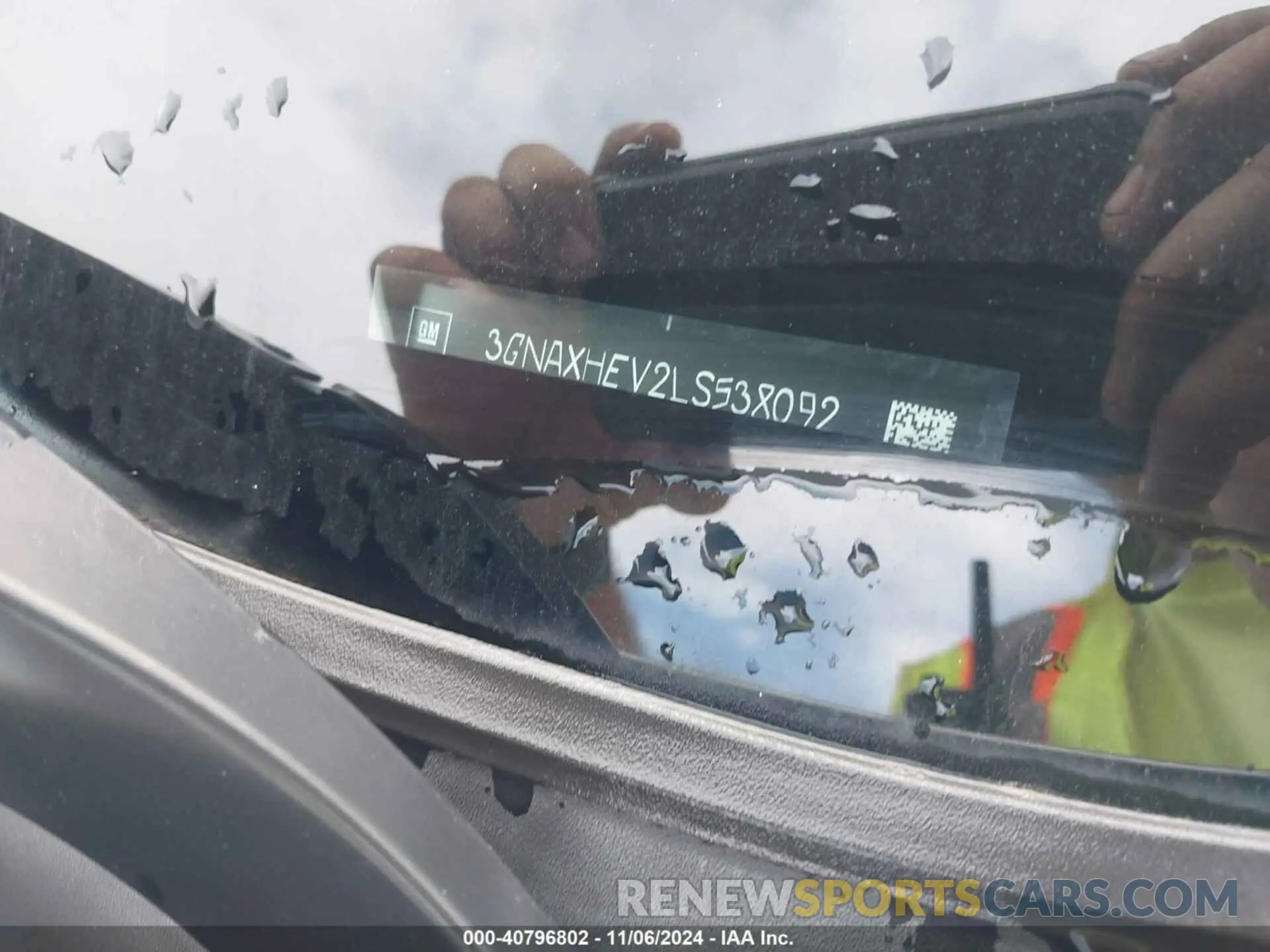 9 Photograph of a damaged car 3GNAXHEV2LS538092 CHEVROLET EQUINOX 2020