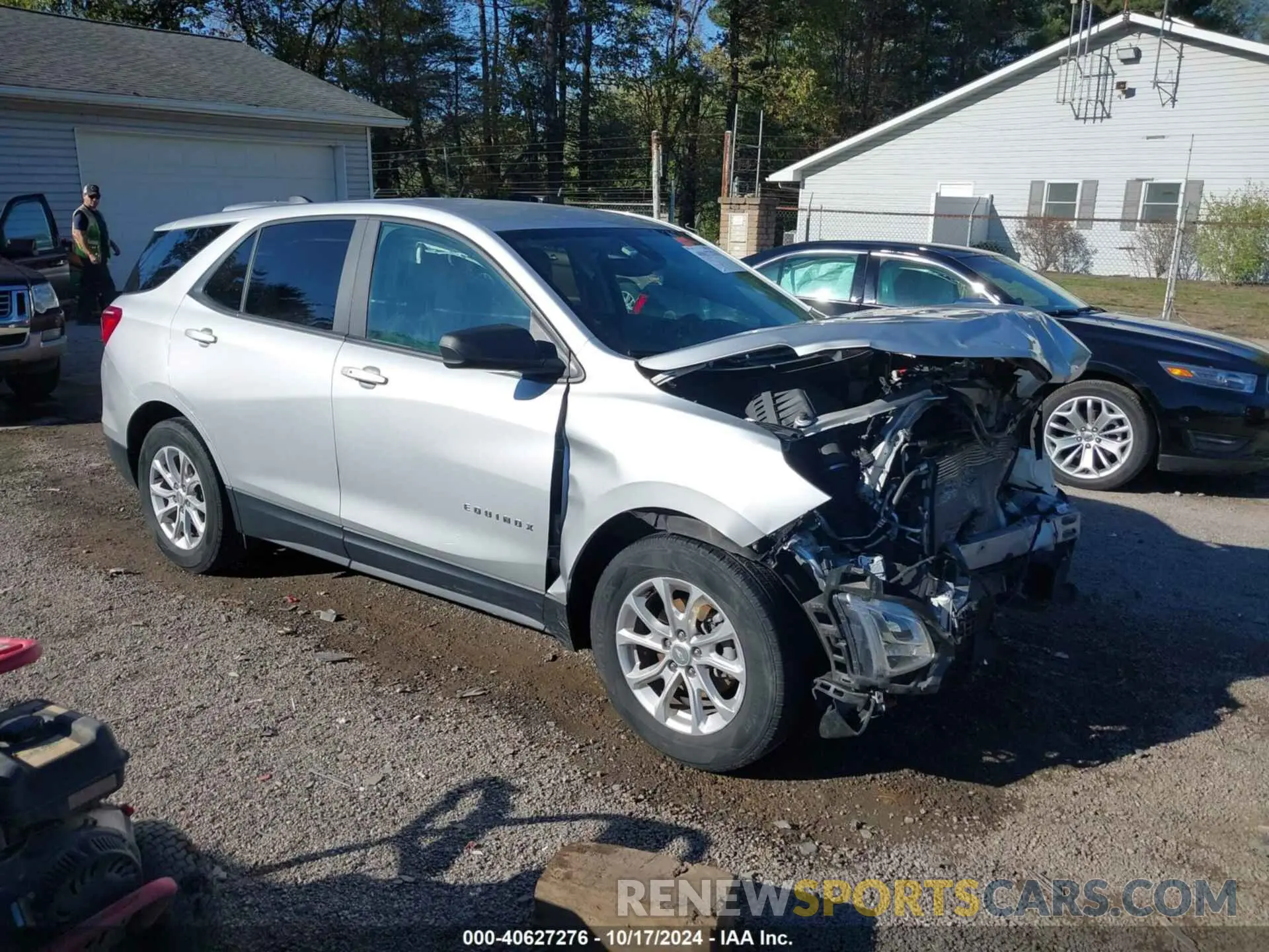 1 Photograph of a damaged car 3GNAXHEV2LS558083 CHEVROLET EQUINOX 2020