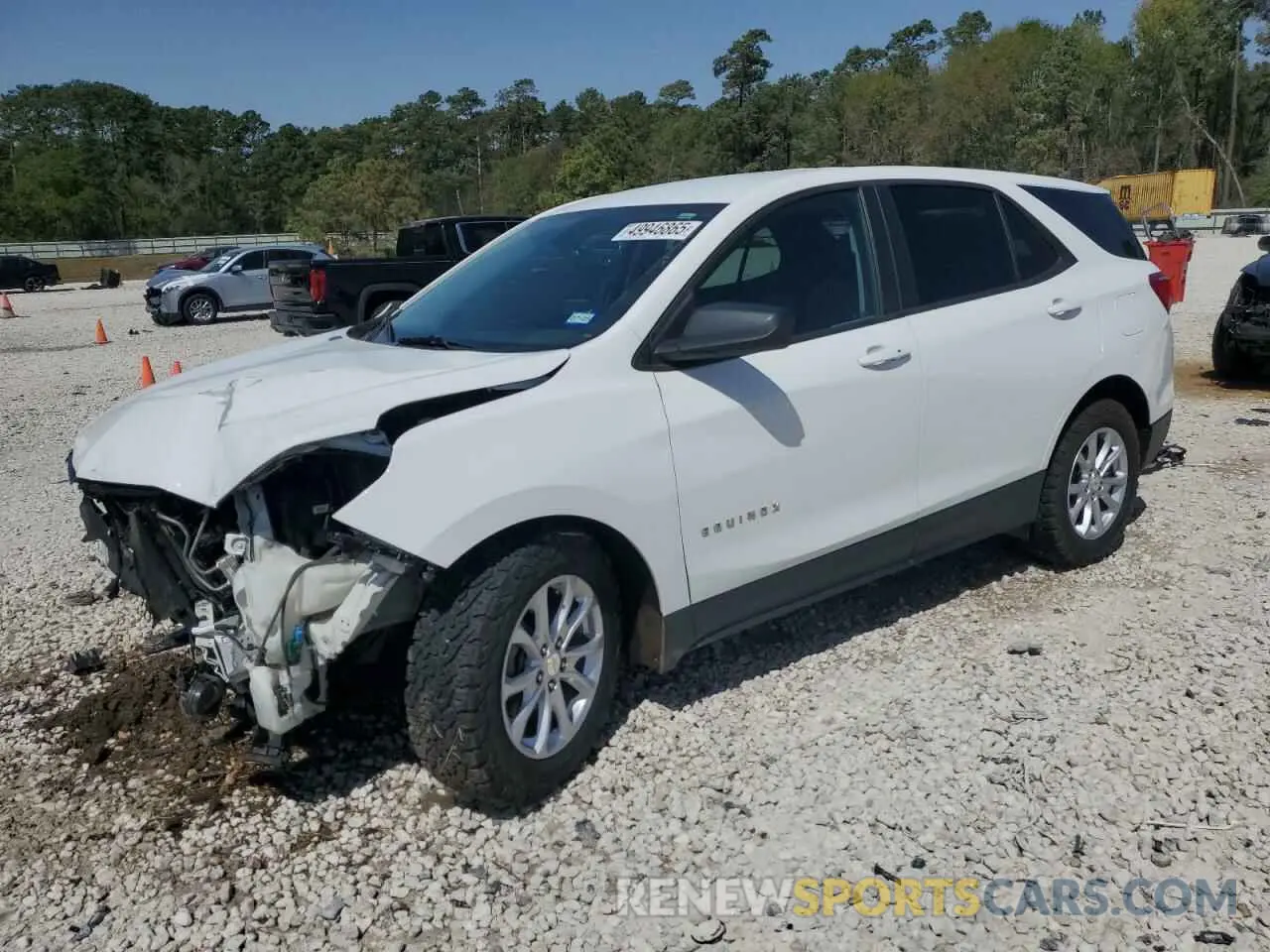 1 Photograph of a damaged car 3GNAXHEV2LS680085 CHEVROLET EQUINOX 2020