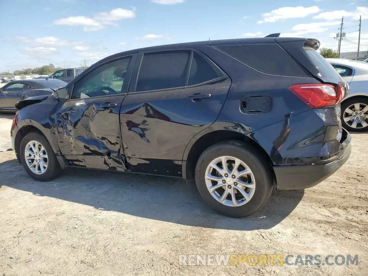 2 Photograph of a damaged car 3GNAXHEV2LS730743 CHEVROLET EQUINOX 2020