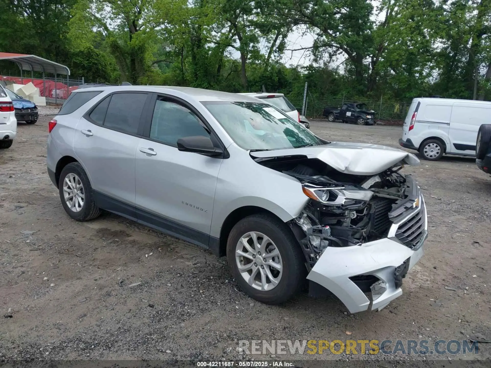 1 Photograph of a damaged car 3GNAXHEV3LS522936 CHEVROLET EQUINOX 2020