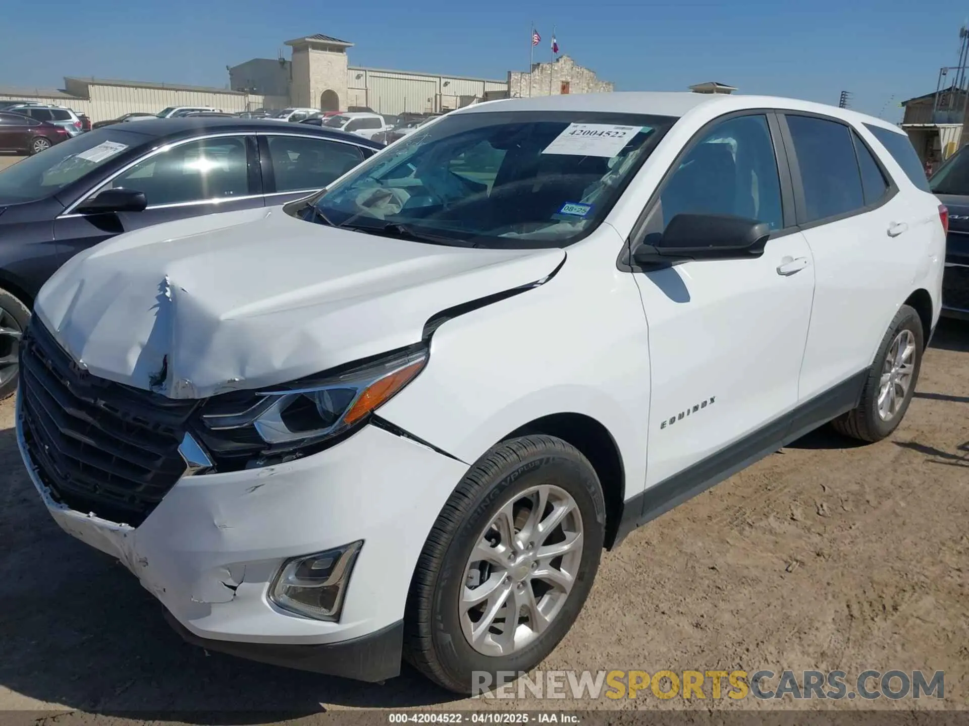 2 Photograph of a damaged car 3GNAXHEV3LS536867 CHEVROLET EQUINOX 2020