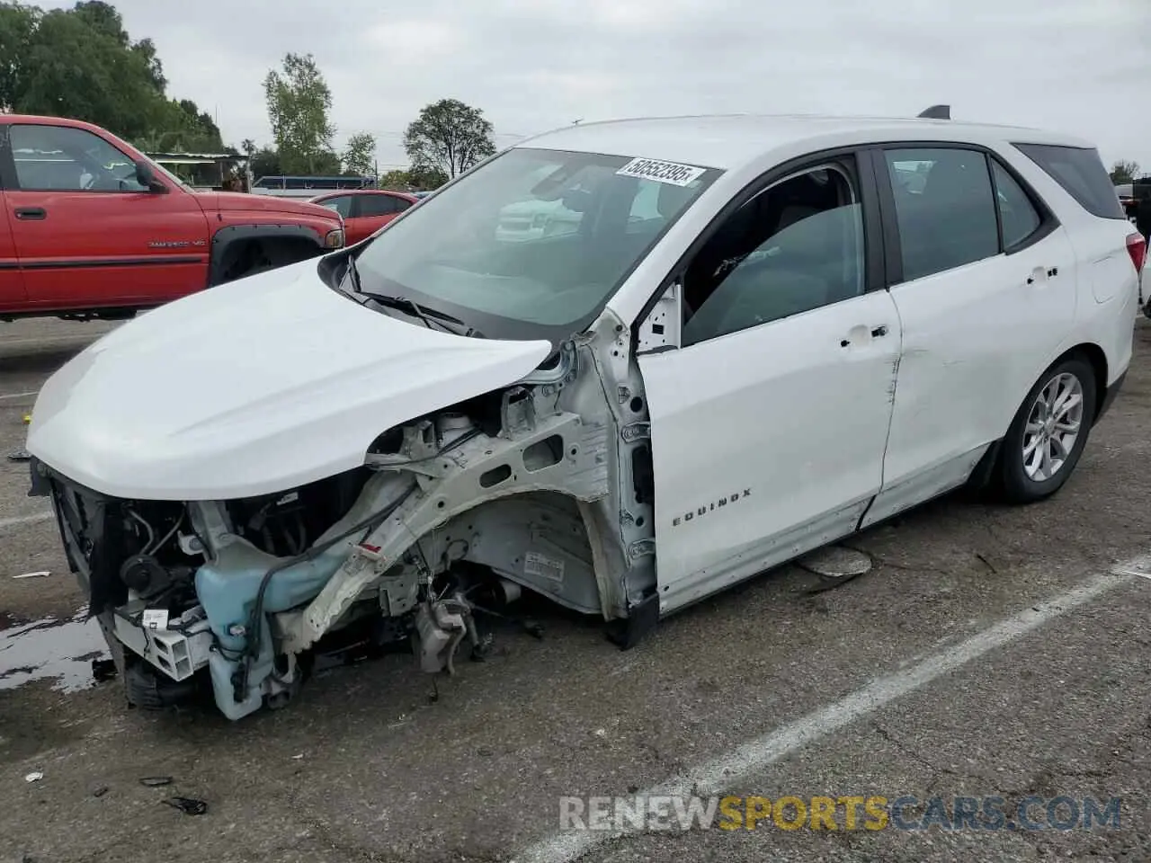 1 Photograph of a damaged car 3GNAXHEV3LS644602 CHEVROLET EQUINOX 2020