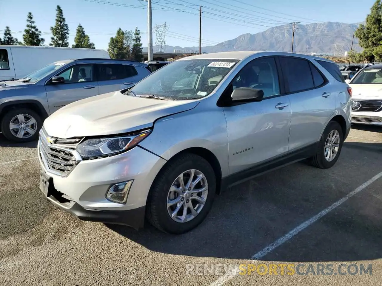 1 Photograph of a damaged car 3GNAXHEV3LS714633 CHEVROLET EQUINOX 2020