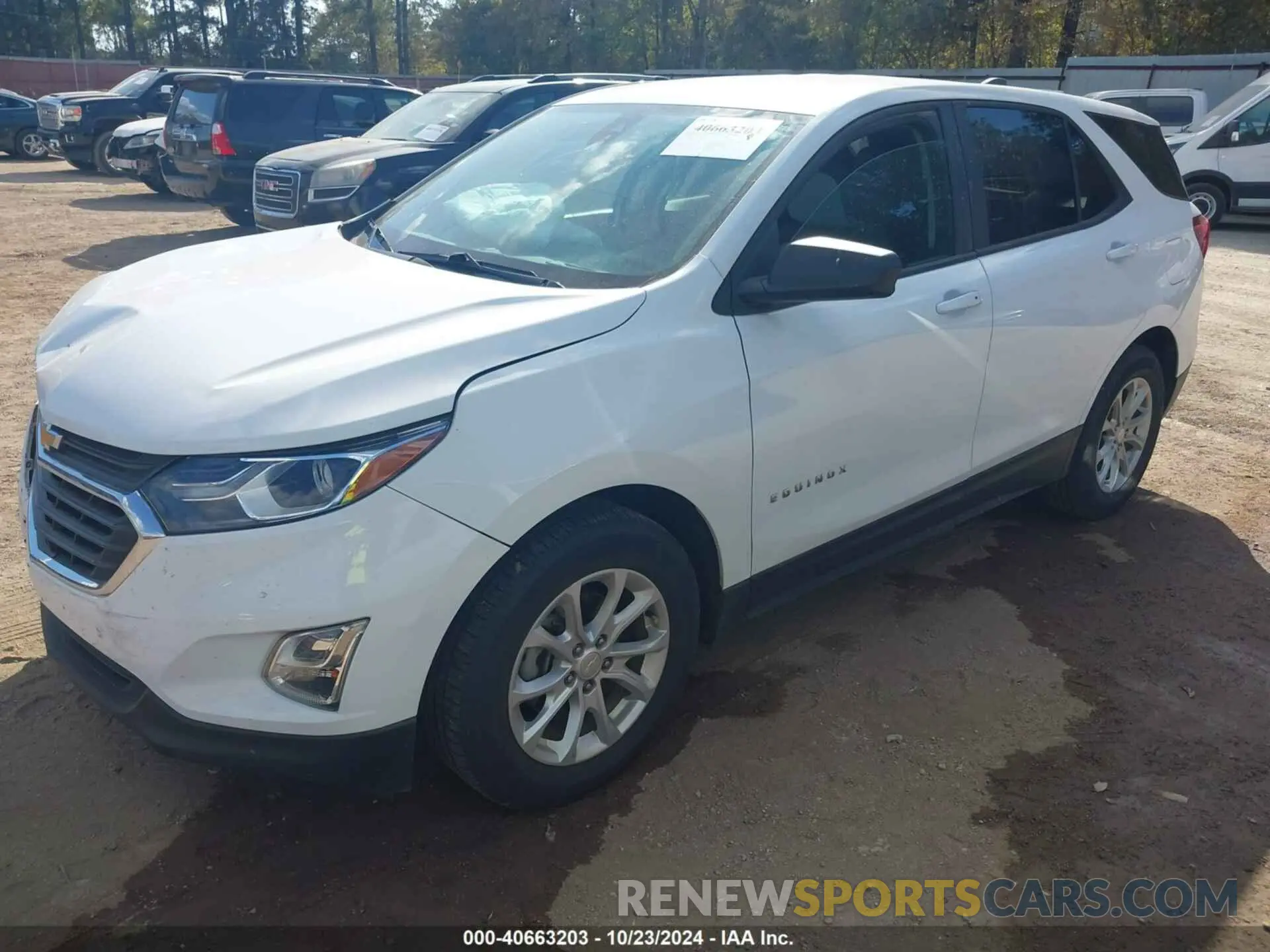 2 Photograph of a damaged car 3GNAXHEV4LS671601 CHEVROLET EQUINOX 2020