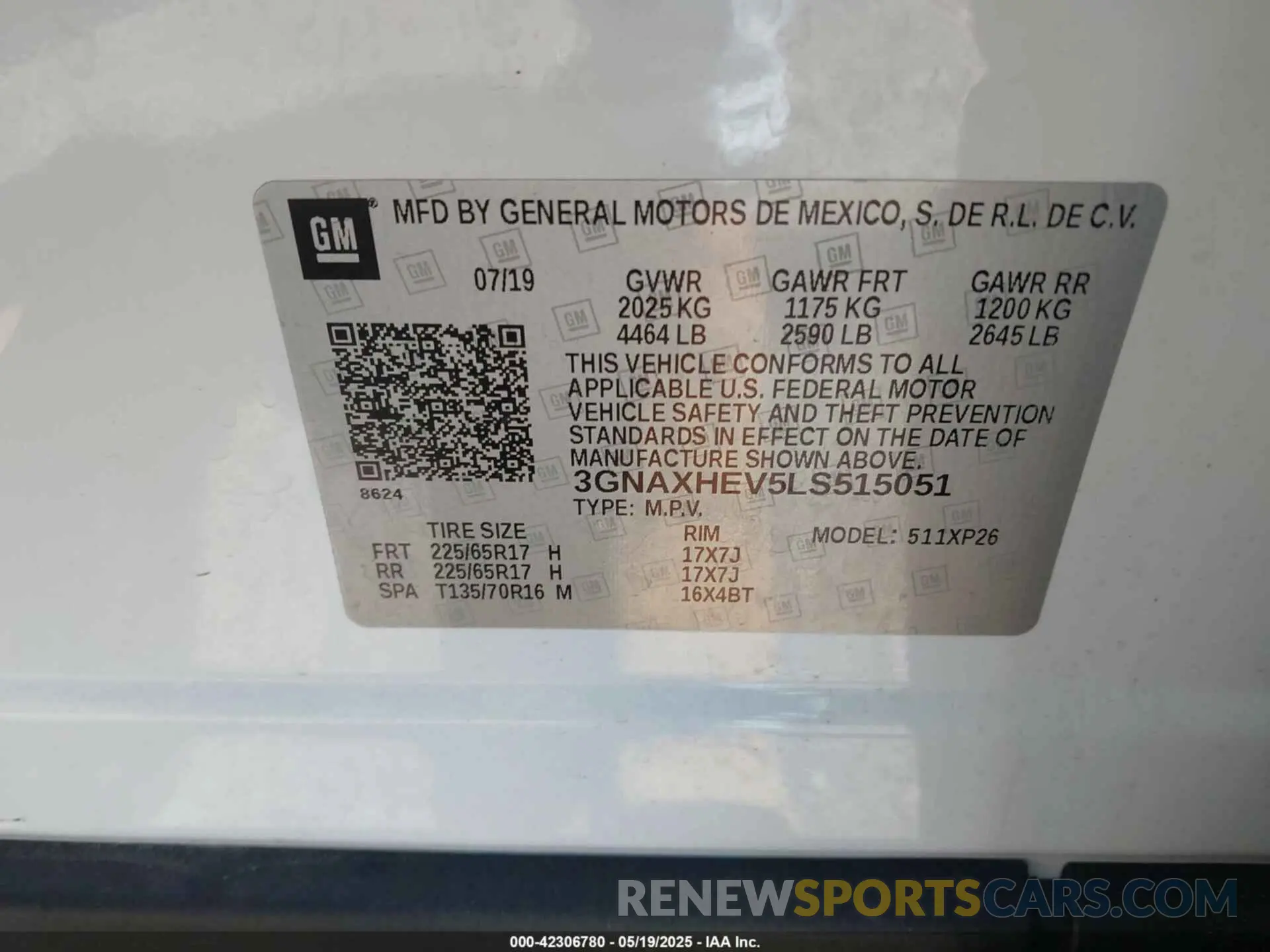 9 Photograph of a damaged car 3GNAXHEV5LS515051 CHEVROLET EQUINOX 2020