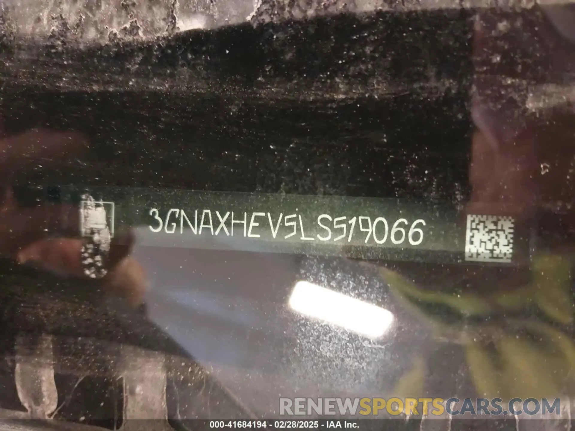 9 Photograph of a damaged car 3GNAXHEV5LS519066 CHEVROLET EQUINOX 2020