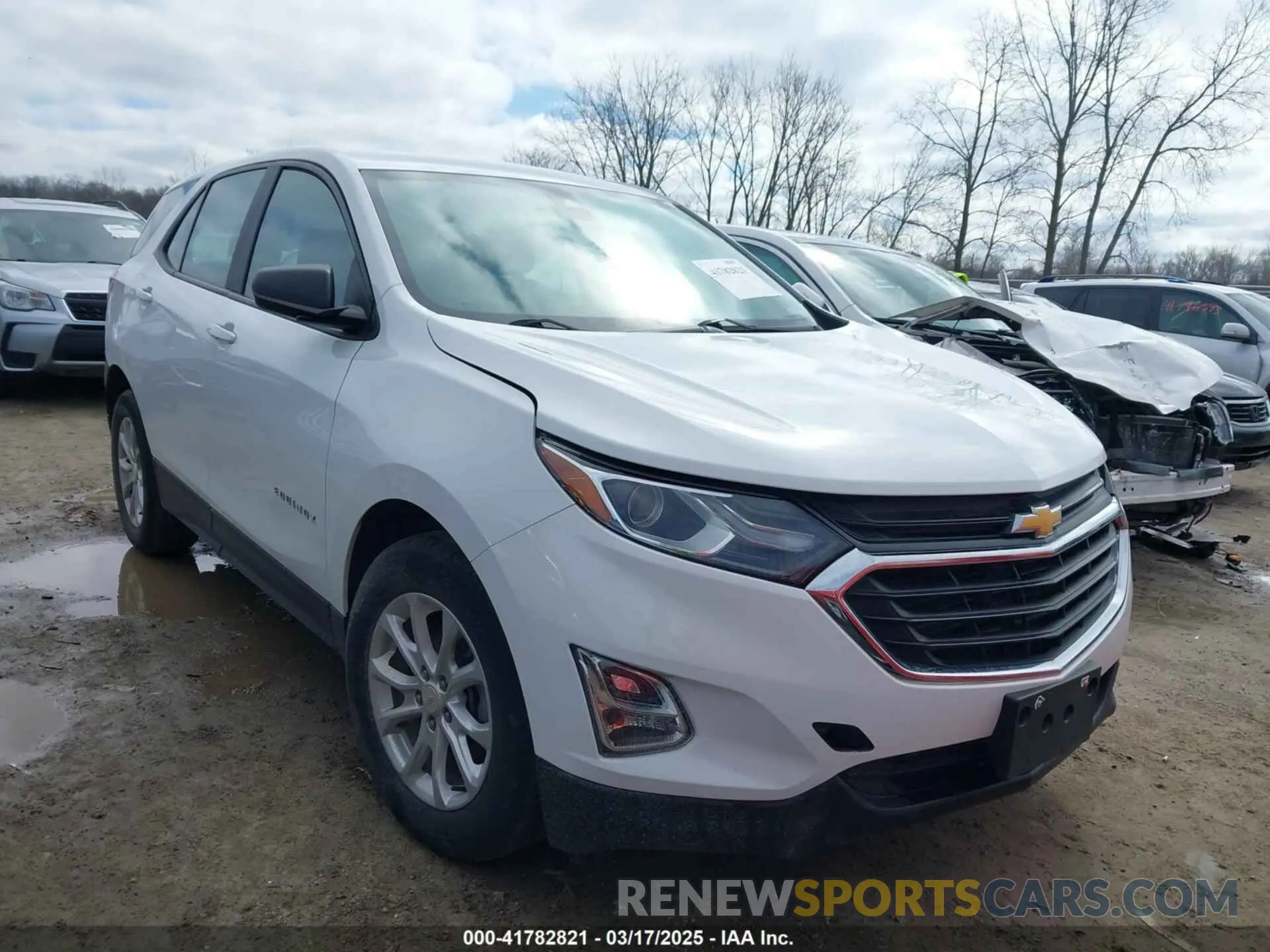1 Photograph of a damaged car 3GNAXHEV6LS605079 CHEVROLET EQUINOX 2020