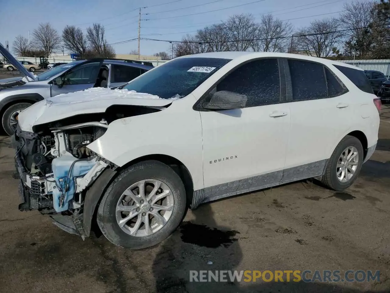 1 Photograph of a damaged car 3GNAXHEV7LS504438 CHEVROLET EQUINOX 2020