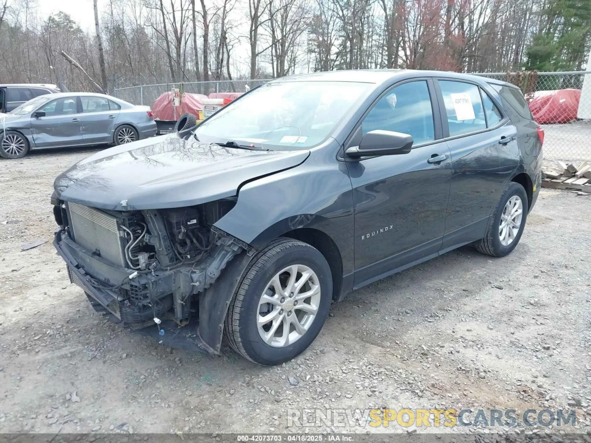 2 Photograph of a damaged car 3GNAXHEV7LS506237 CHEVROLET EQUINOX 2020