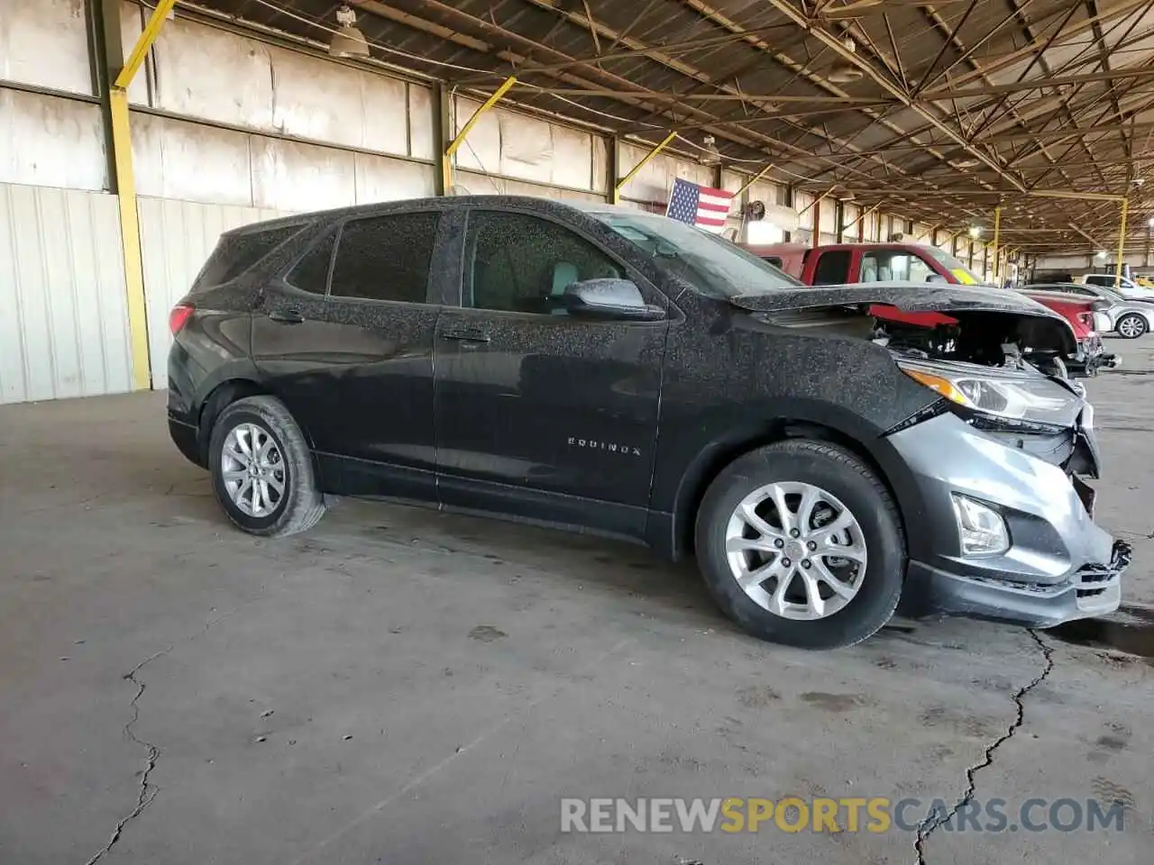 4 Photograph of a damaged car 3GNAXHEV8LS612244 CHEVROLET EQUINOX 2020