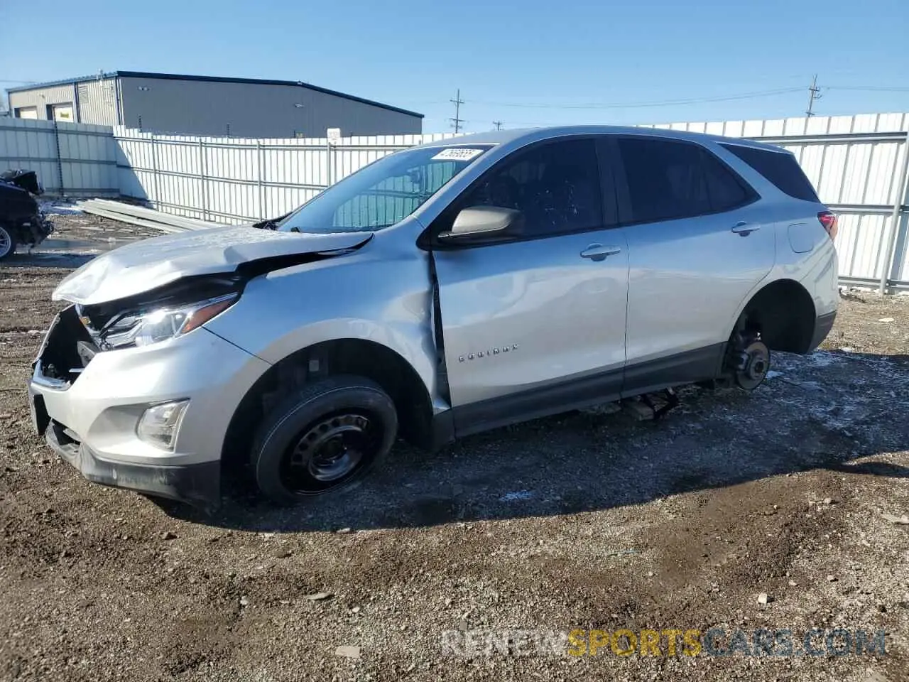 1 Photograph of a damaged car 3GNAXHEV8LS705118 CHEVROLET EQUINOX 2020