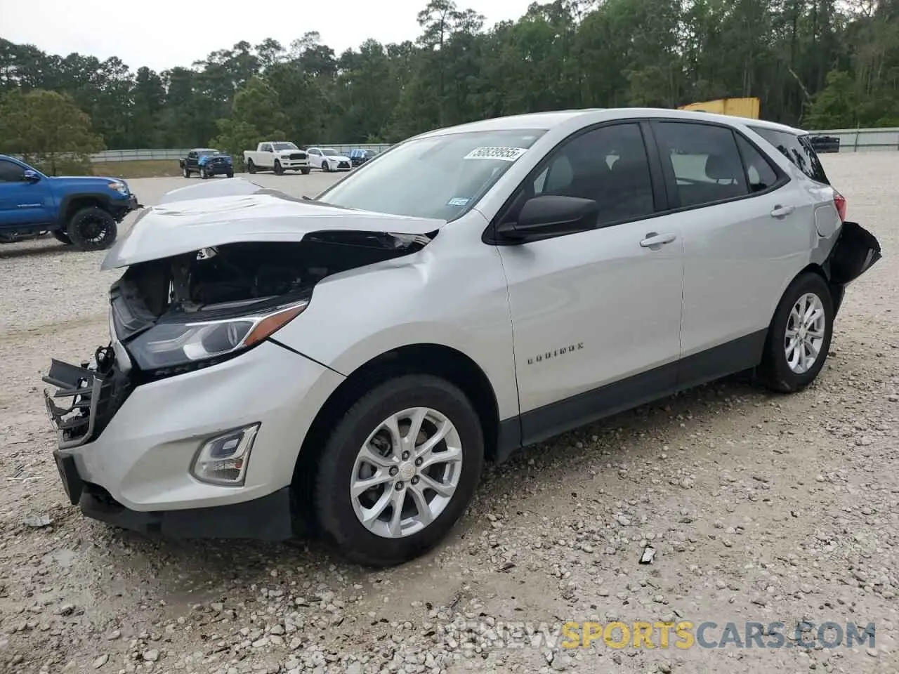 1 Photograph of a damaged car 3GNAXHEV8LS735056 CHEVROLET EQUINOX 2020