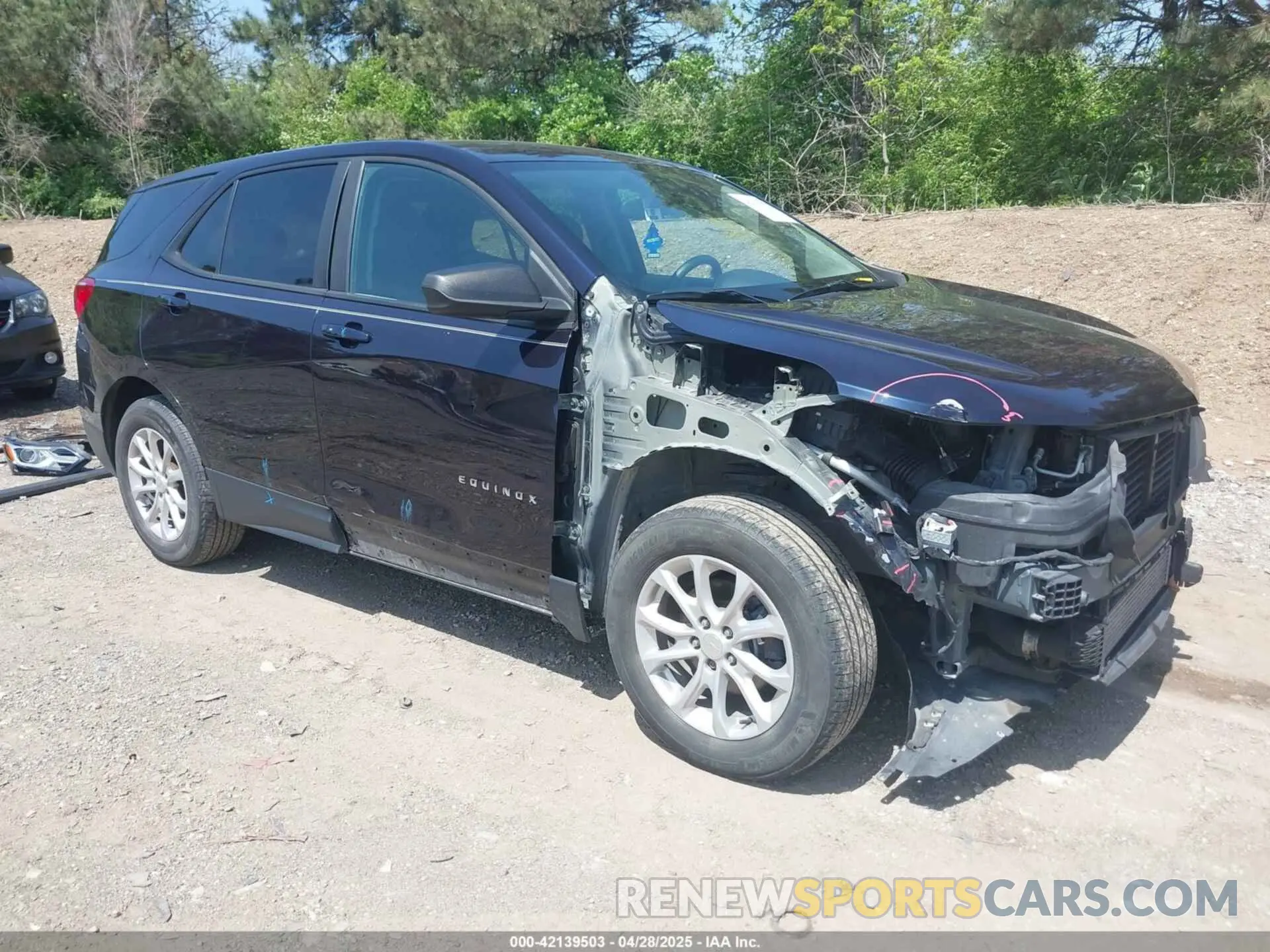 1 Photograph of a damaged car 3GNAXHEV9LS568447 CHEVROLET EQUINOX 2020