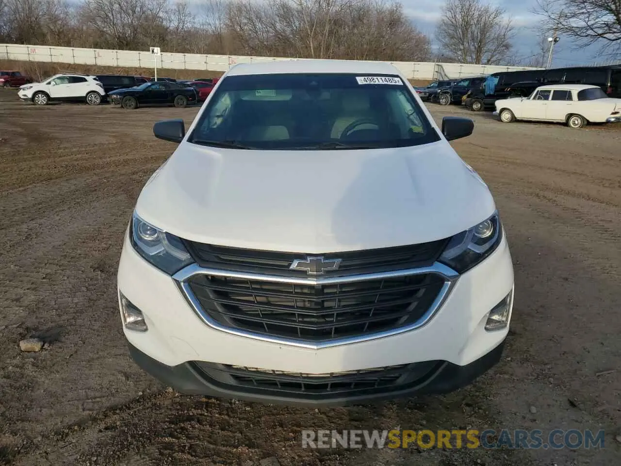 5 Photograph of a damaged car 3GNAXHEV9LS675613 CHEVROLET EQUINOX 2020