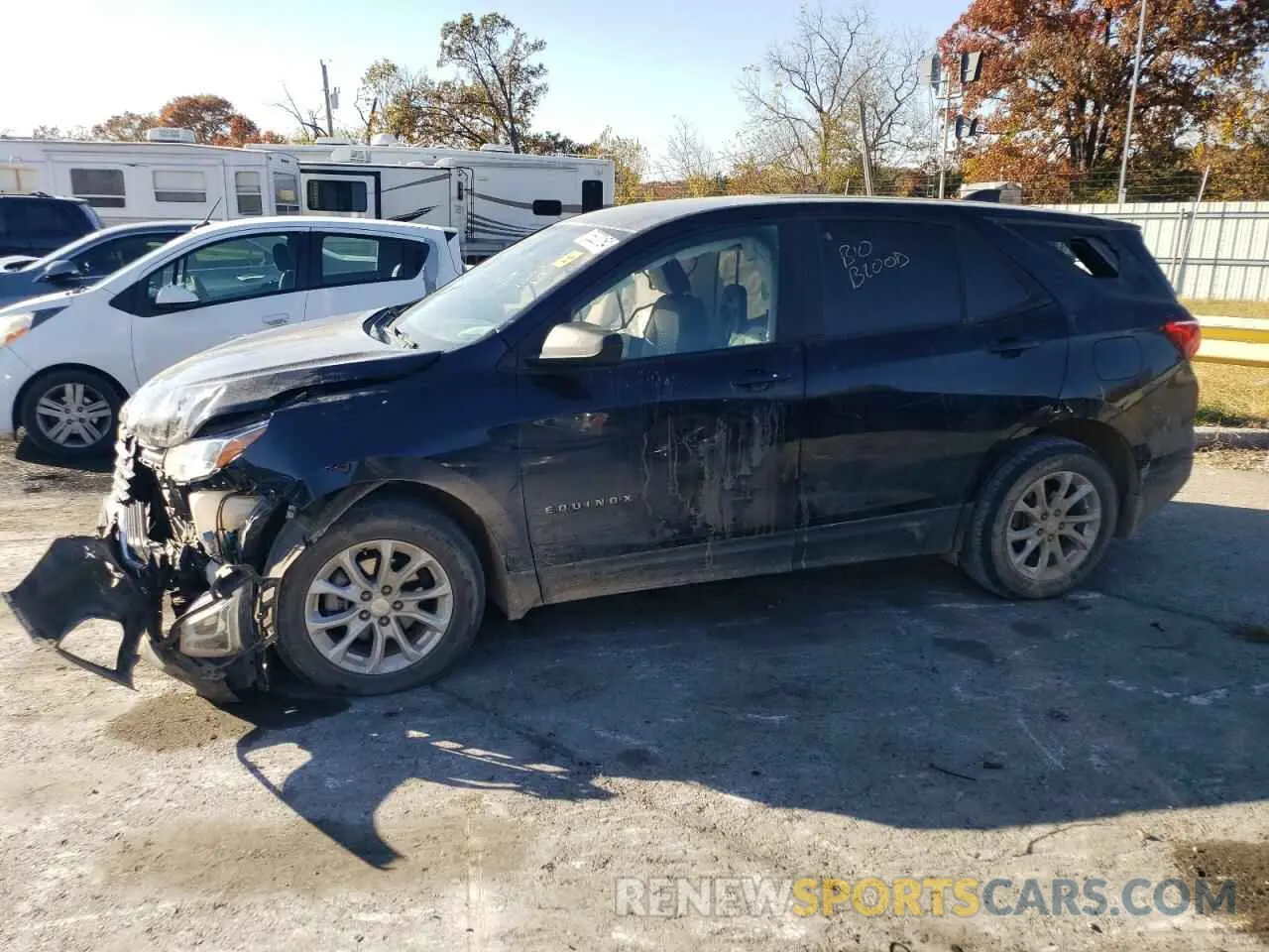 1 Photograph of a damaged car 3GNAXHEV9LS707542 CHEVROLET EQUINOX 2020