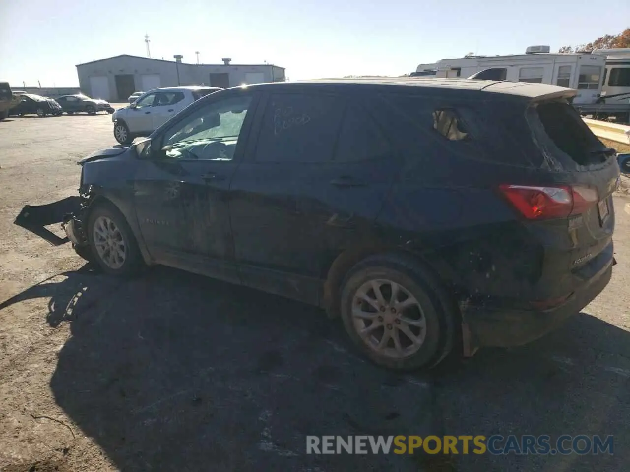 2 Photograph of a damaged car 3GNAXHEV9LS707542 CHEVROLET EQUINOX 2020