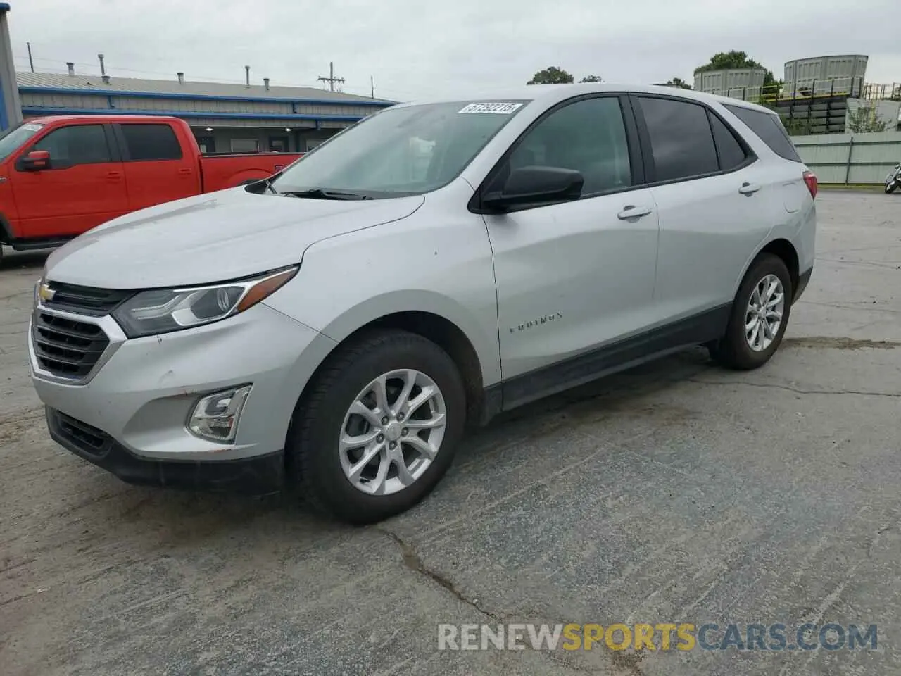 1 Photograph of a damaged car 3GNAXHEVXLS502523 CHEVROLET EQUINOX 2020