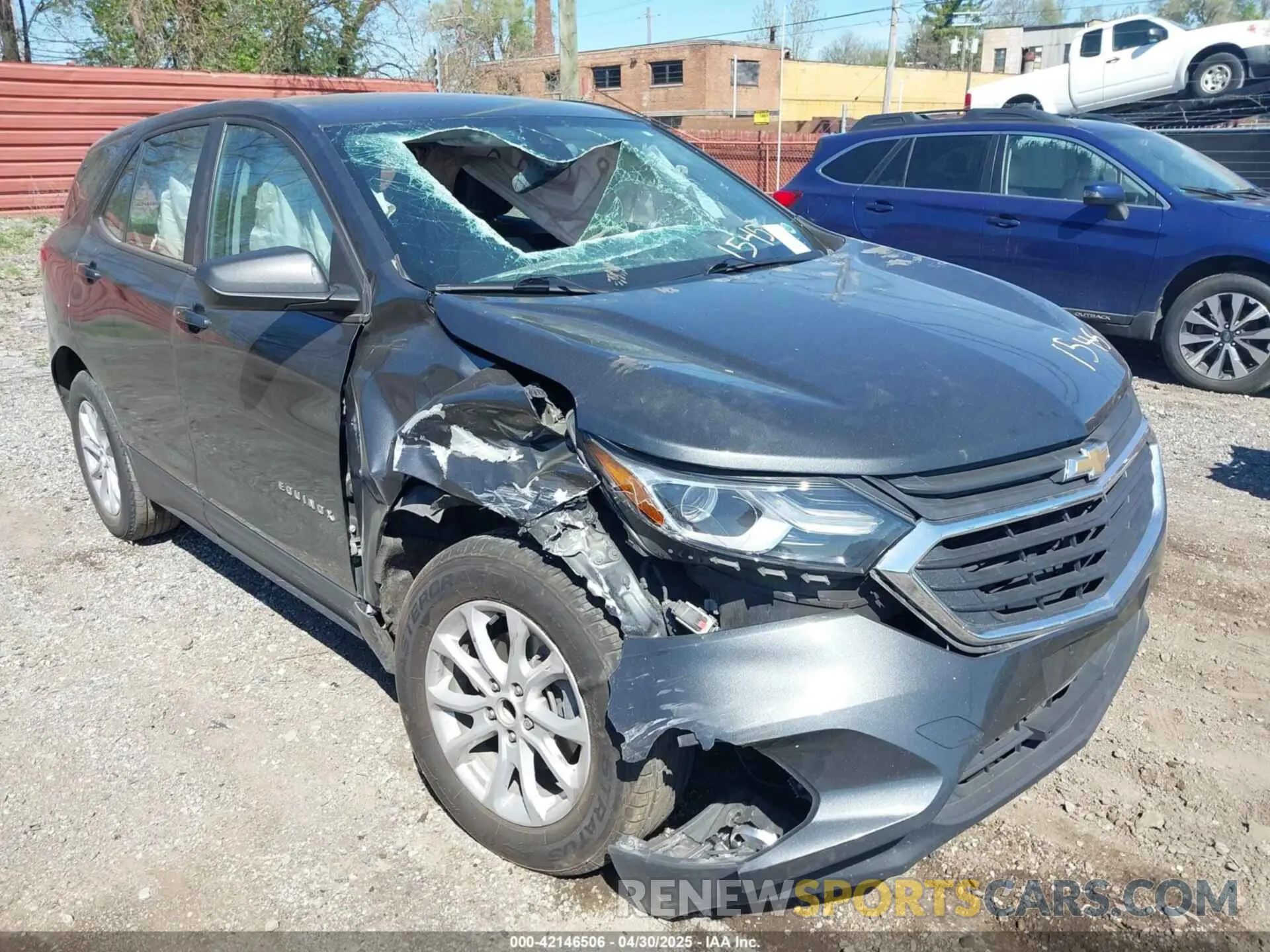 6 Photograph of a damaged car 3GNAXHEVXLS511545 CHEVROLET EQUINOX 2020