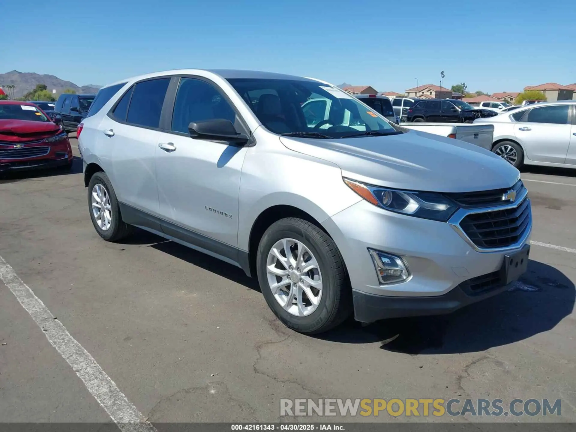 1 Photograph of a damaged car 3GNAXHEVXLS520567 CHEVROLET EQUINOX 2020