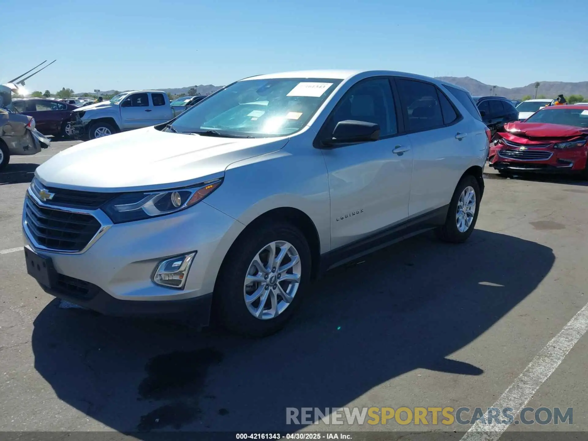 2 Photograph of a damaged car 3GNAXHEVXLS520567 CHEVROLET EQUINOX 2020