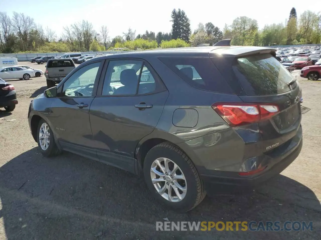 2 Photograph of a damaged car 3GNAXHEVXLS557344 CHEVROLET EQUINOX 2020