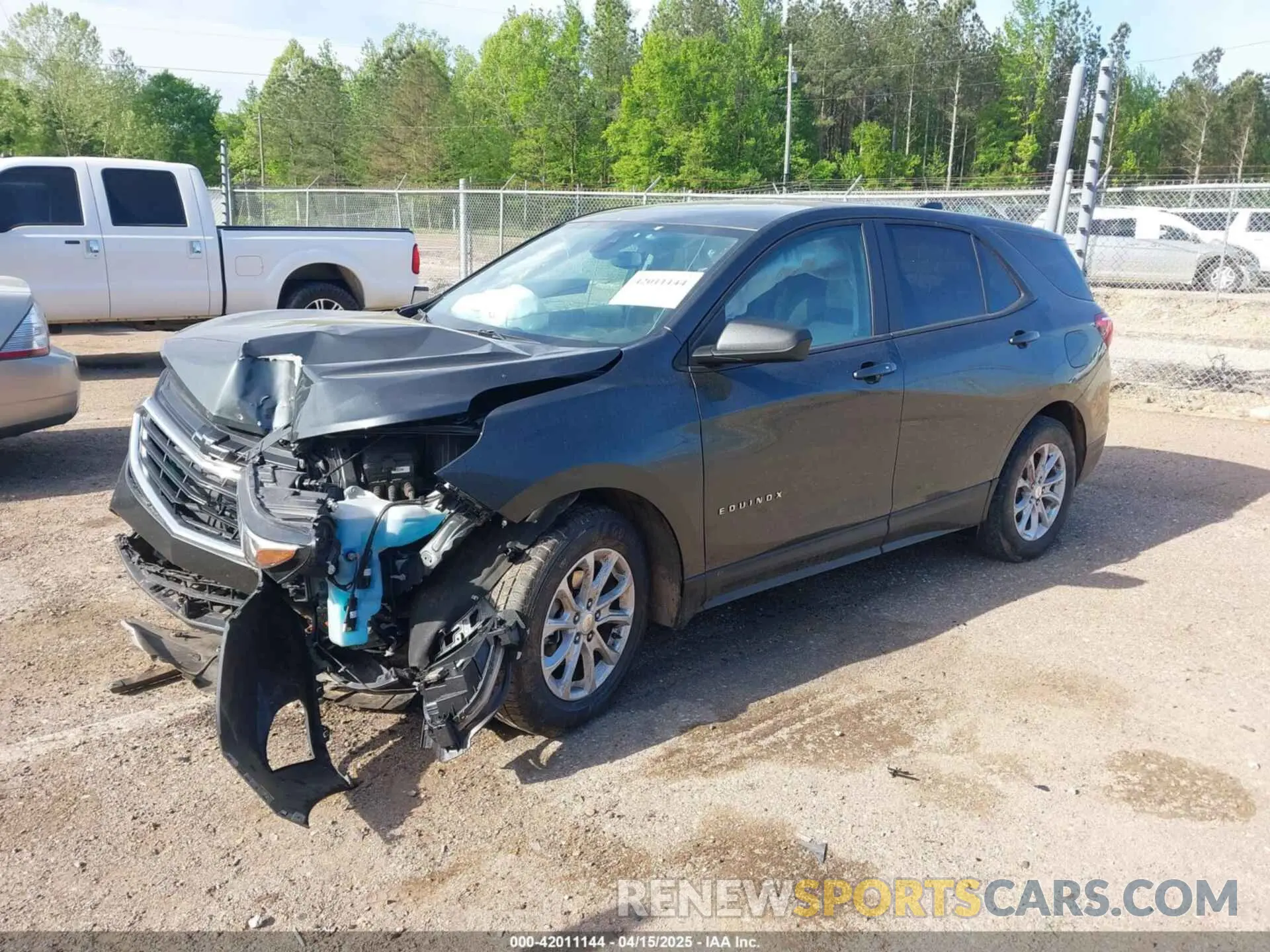 2 Photograph of a damaged car 3GNAXHEVXLS597357 CHEVROLET EQUINOX 2020